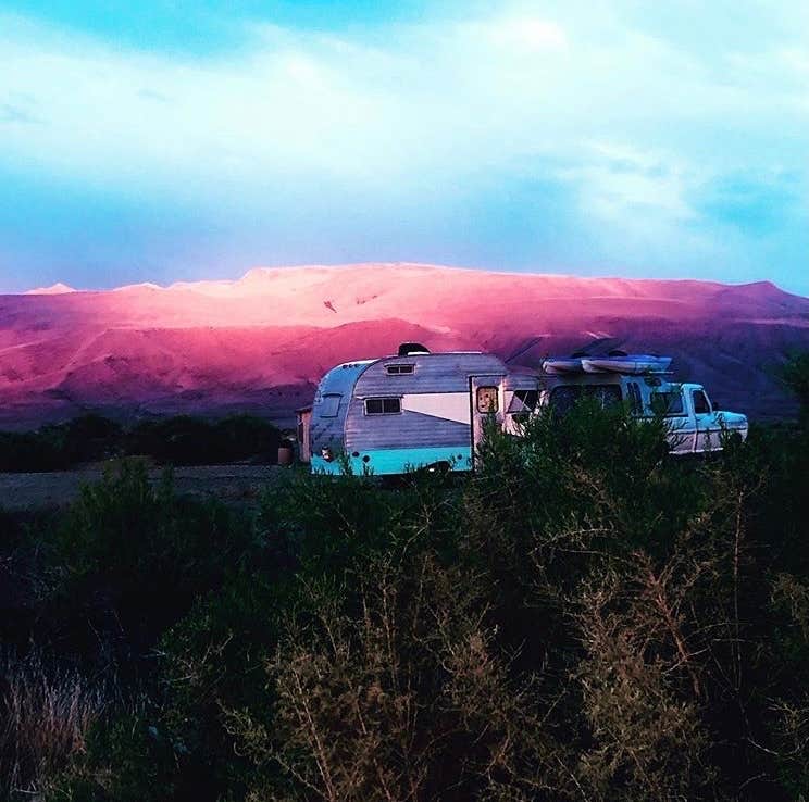Ariel &amp; John  W.&#x27;s photo of a dispersed camping area at Stillwater National Wildlife Refuge Dispersed Camping near Fernley, NV