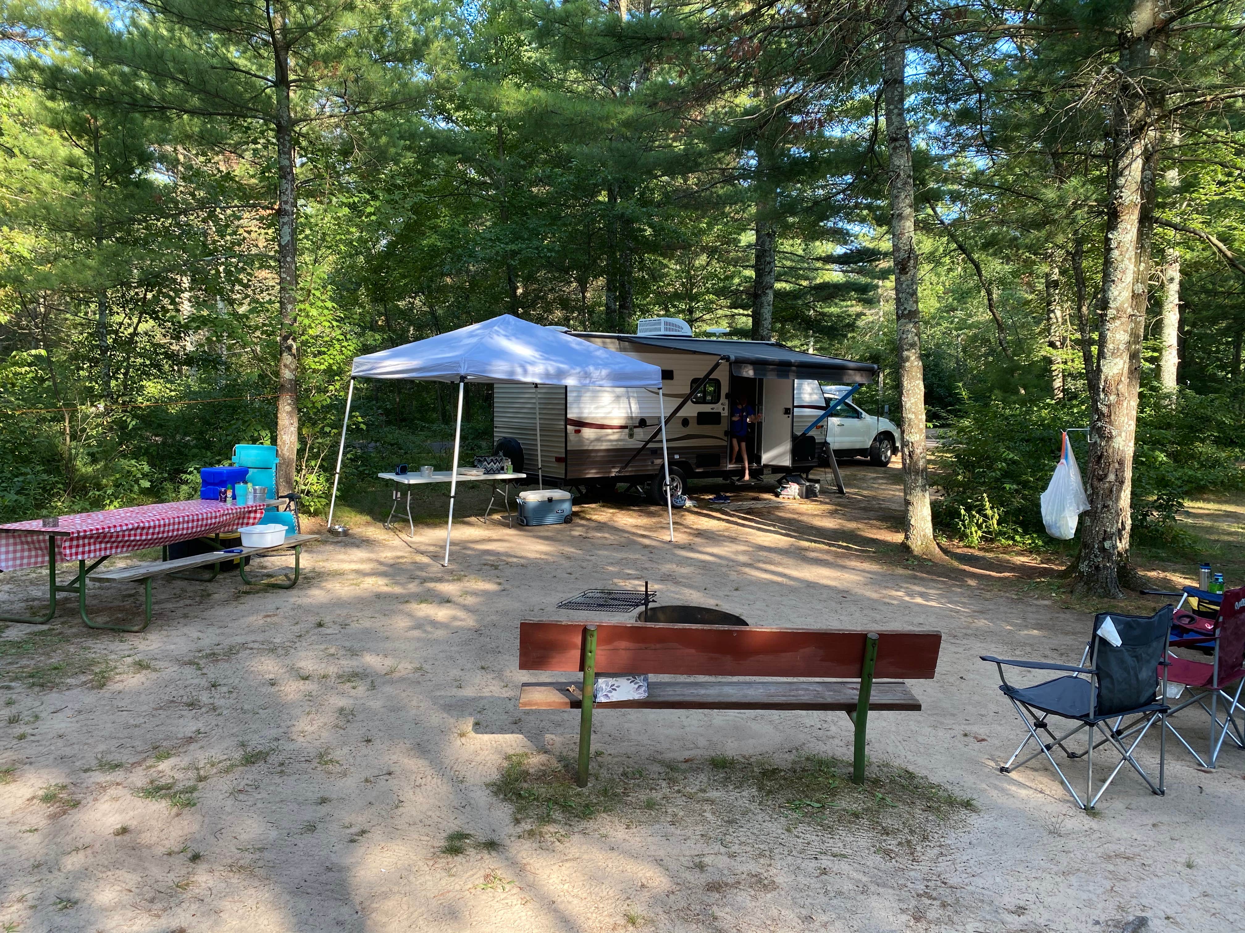 Matt N.'s photo of tent camping at Coon Fork Campground near Chippewa Falls, WI