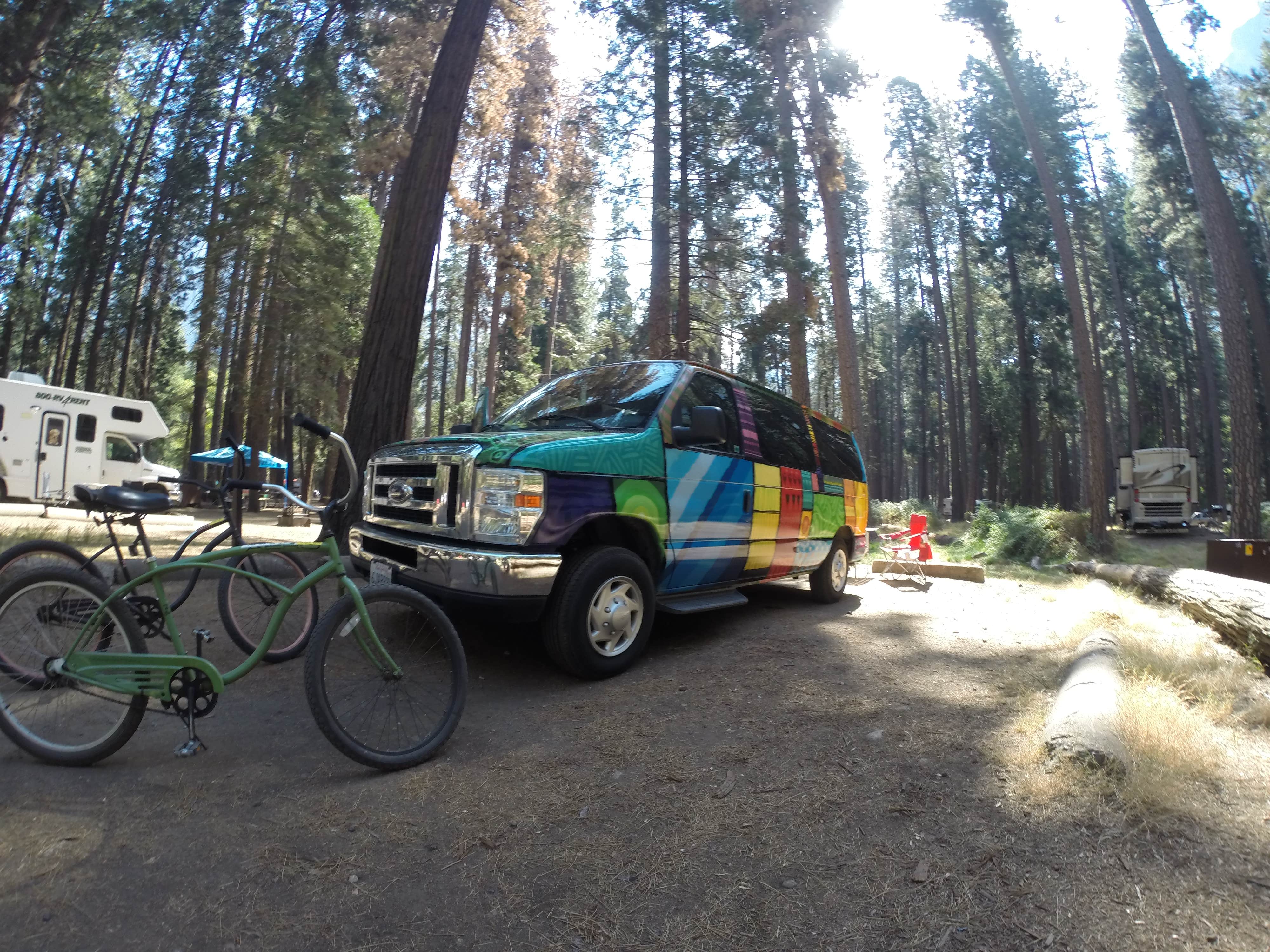 Carly E.'s photo of rv camping at Lower Pines Campground — Yosemite National Park near El Portal, CA