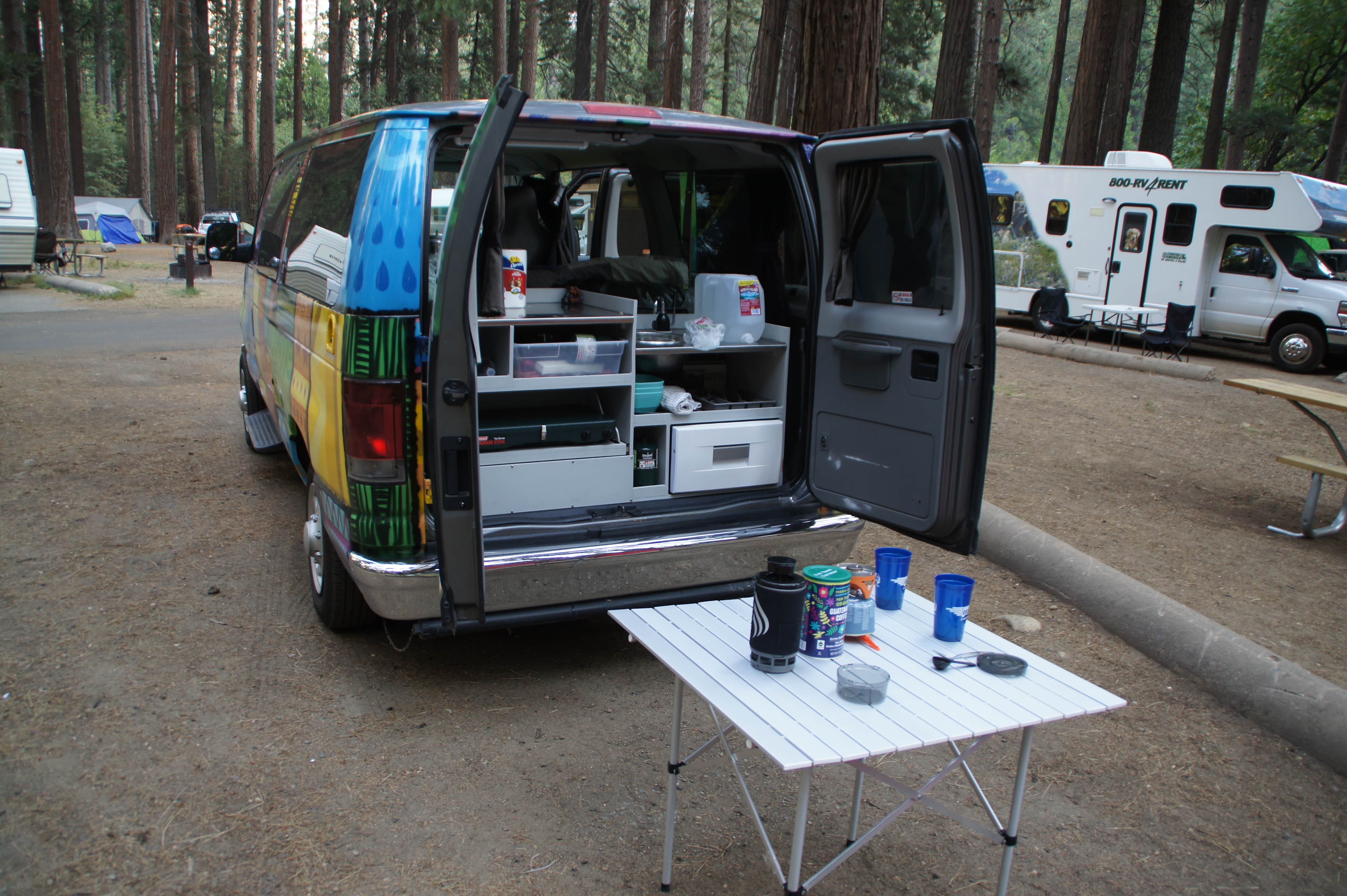 Carly E.'s photo of rv camping at Lower Pines Campground — Yosemite National Park near Wawona, CA
