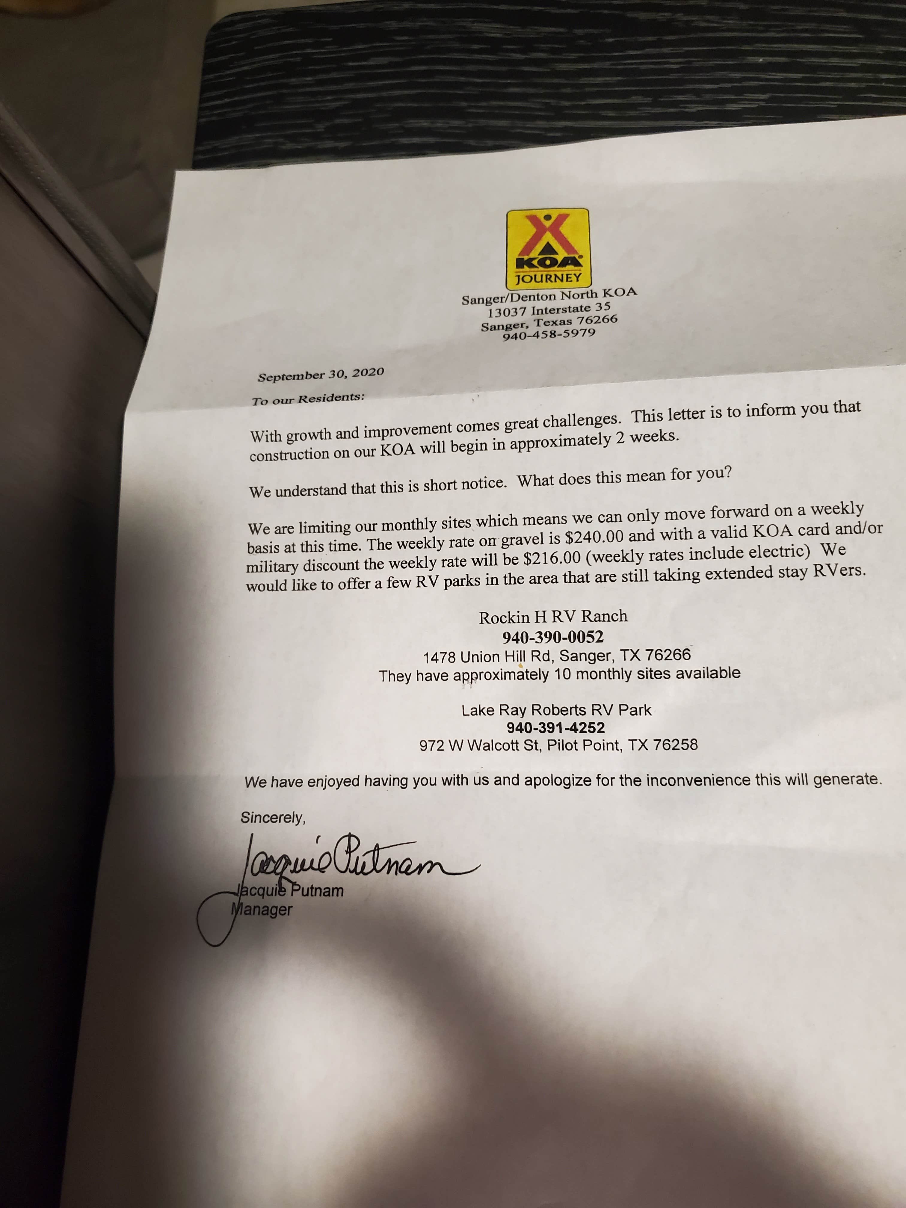 Camper-submitted photo at Sanger - Denton North KOA near Argyle, TX