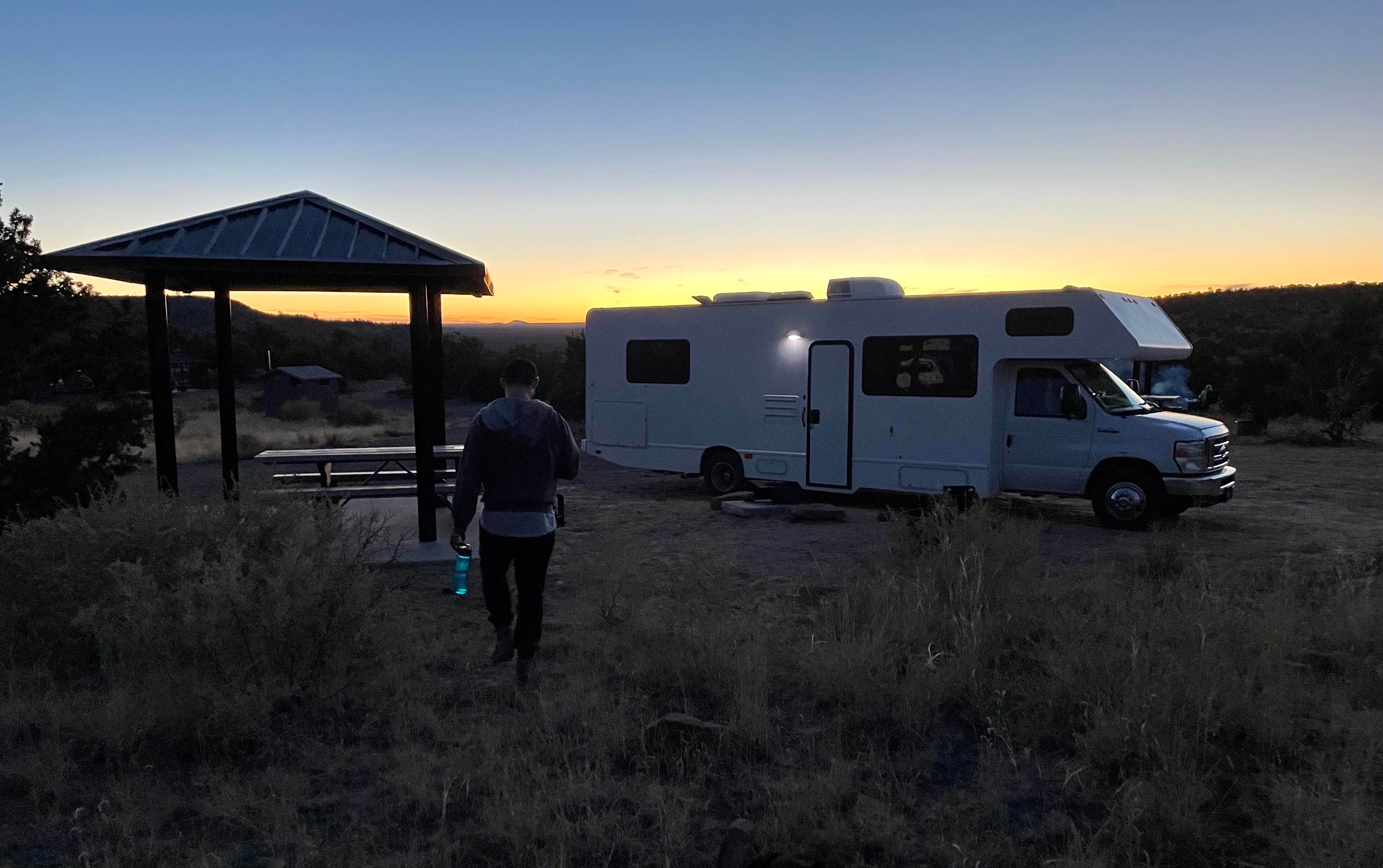 Sara R.'s photo of rv camping at Joe Skeen Campground - El Malpais NCA near Grants, NM