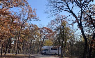 Laura M.'s photo of rv camping at Graham Cave State Park Campground near Ashland, MO