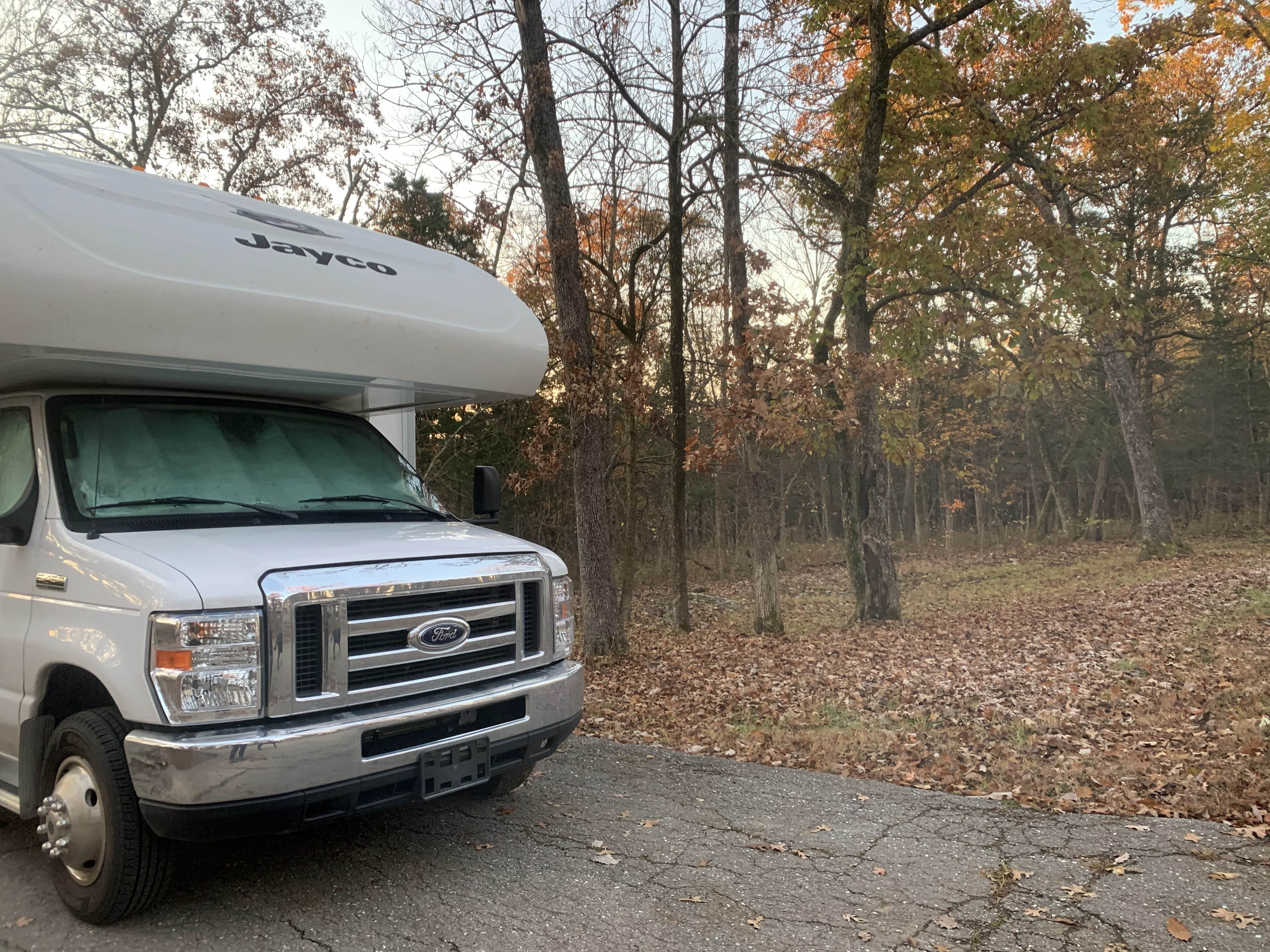 Laura M.'s photo of rv camping at Graham Cave State Park Campground near New Florence, MO