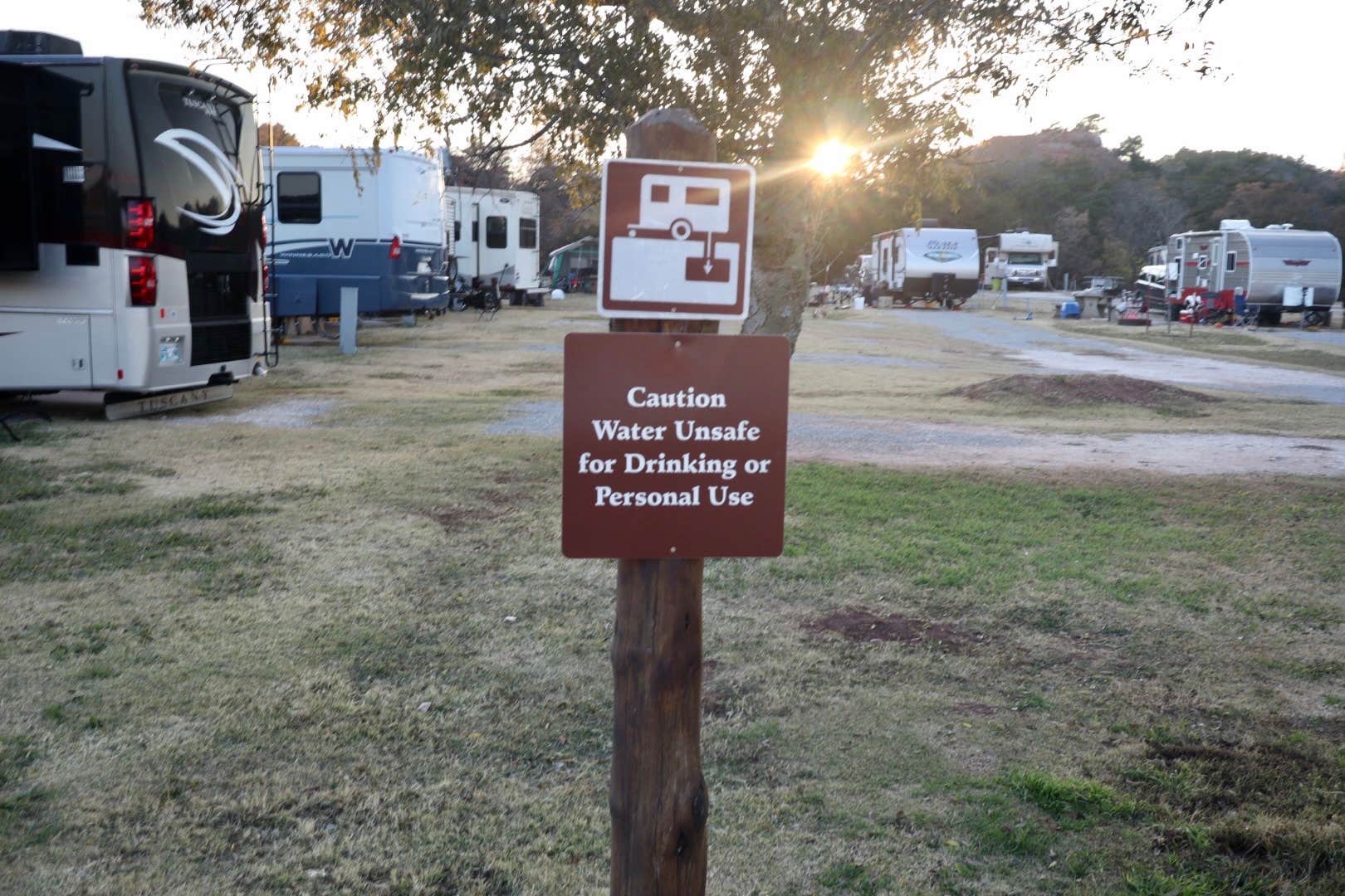Leslie  N.'s photo of rv camping at Roman Nose State Park — Roman Nose State Resort Park near Hinton, OK