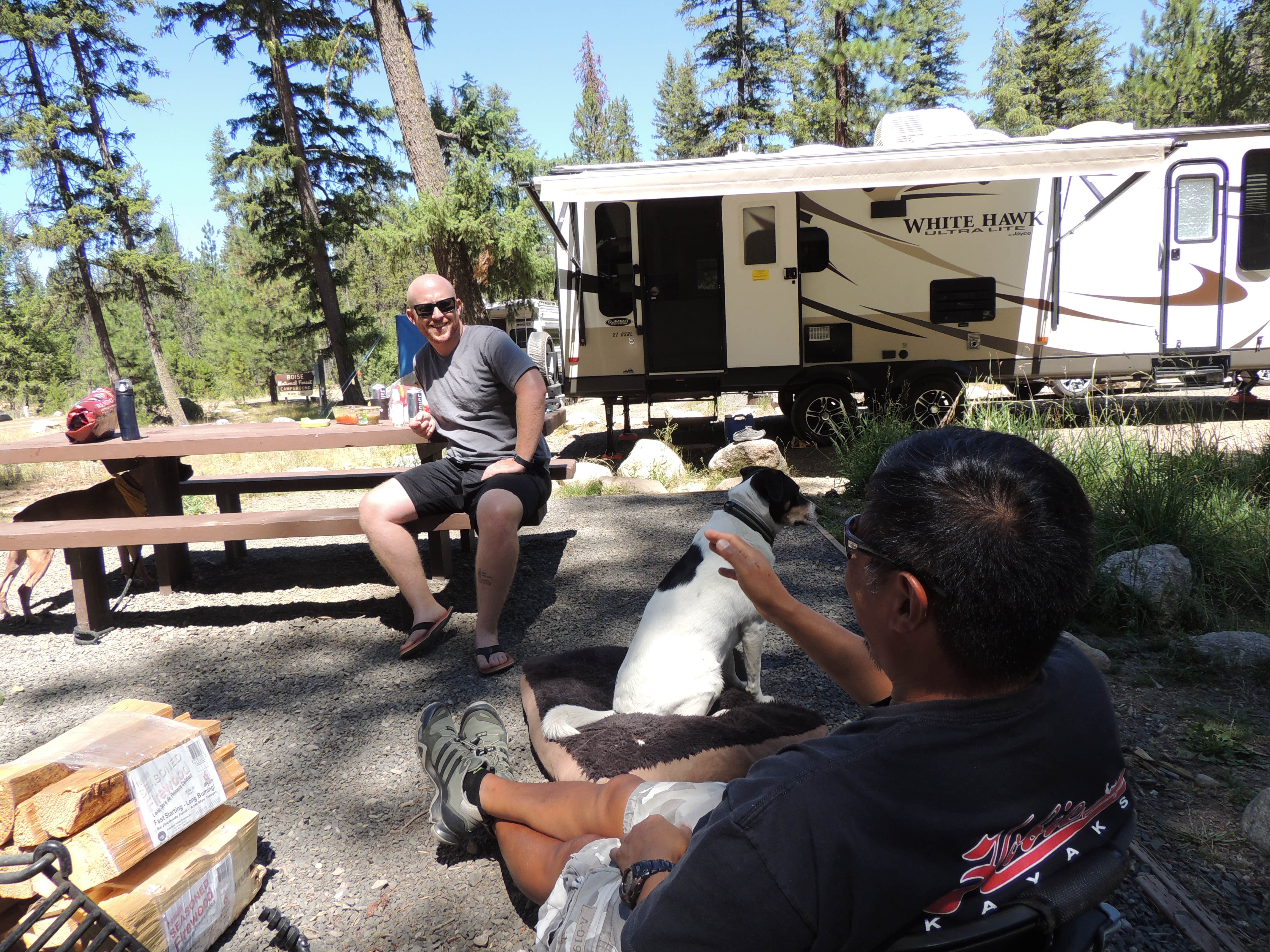 Ed E.'s photo of rv camping at Warm Lake near Yellow Pine, ID
