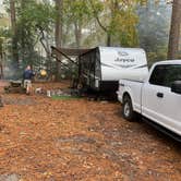 Review photo of Trap Pond State Park Campground by Laure D., November 10, 2020