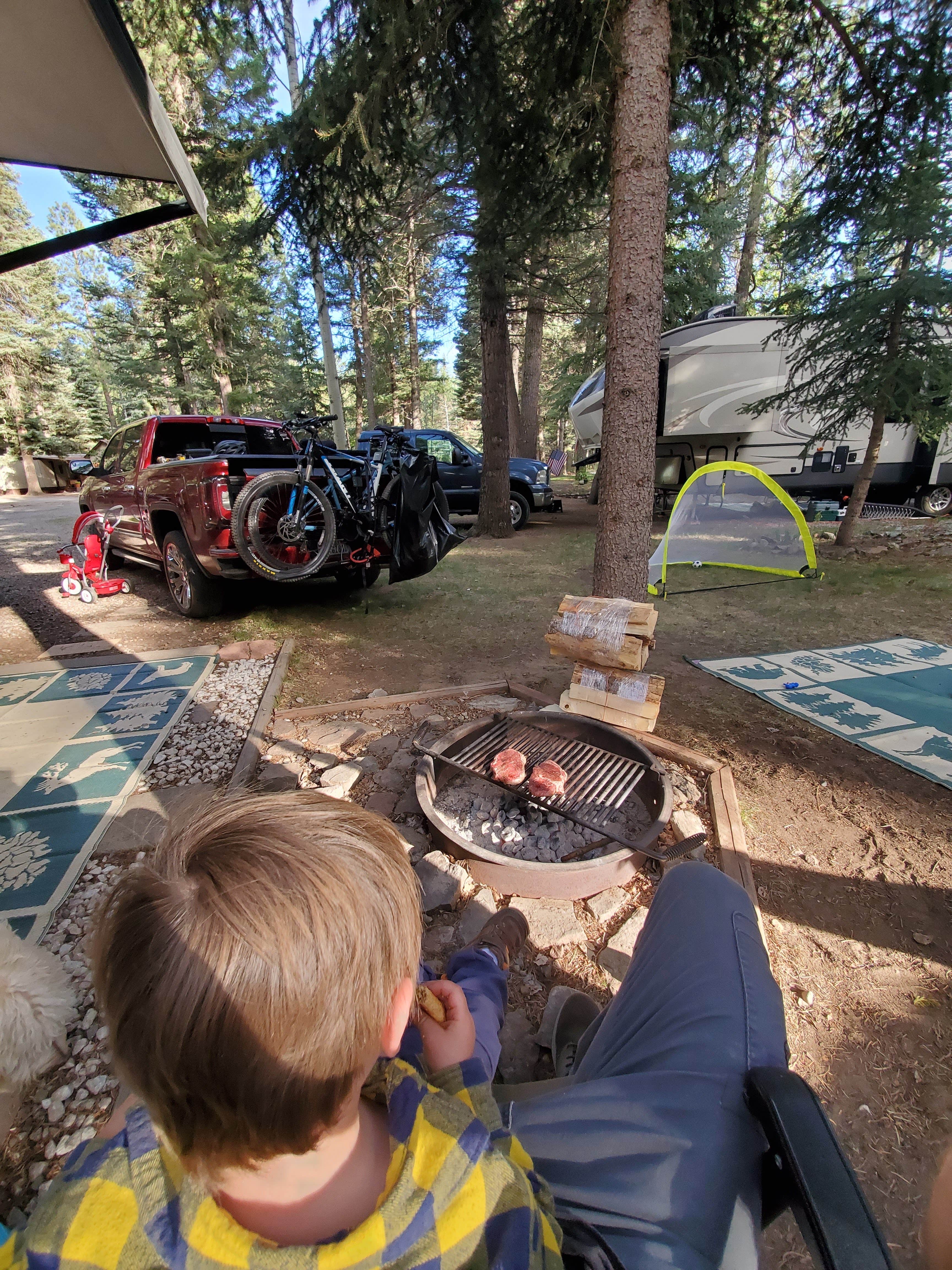Camper submitted image from Blue Spruce RV Park & Cabins - 4