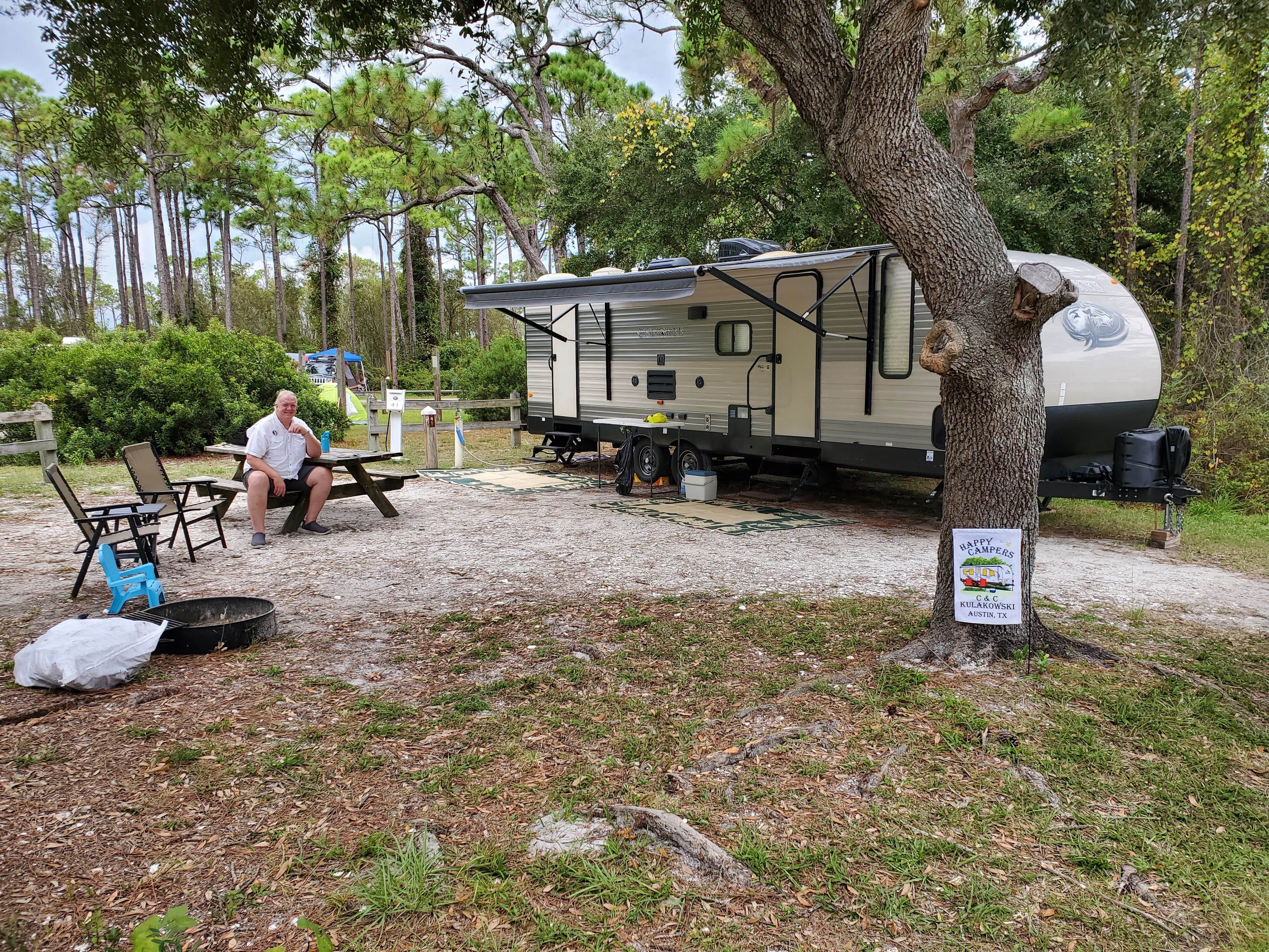 Chris K.'s photo at Dr. Julian G. Bruce St. George Island State Park Campground near Sumatra, FL