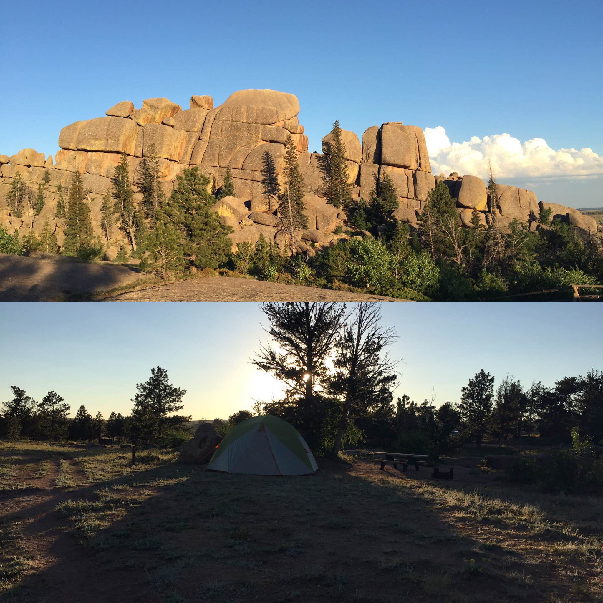Camper submitted image from Vedauwoo Tent Campground (Wy) — Medicine Bow Routt N Fs & Thunder Basin Ng - 4