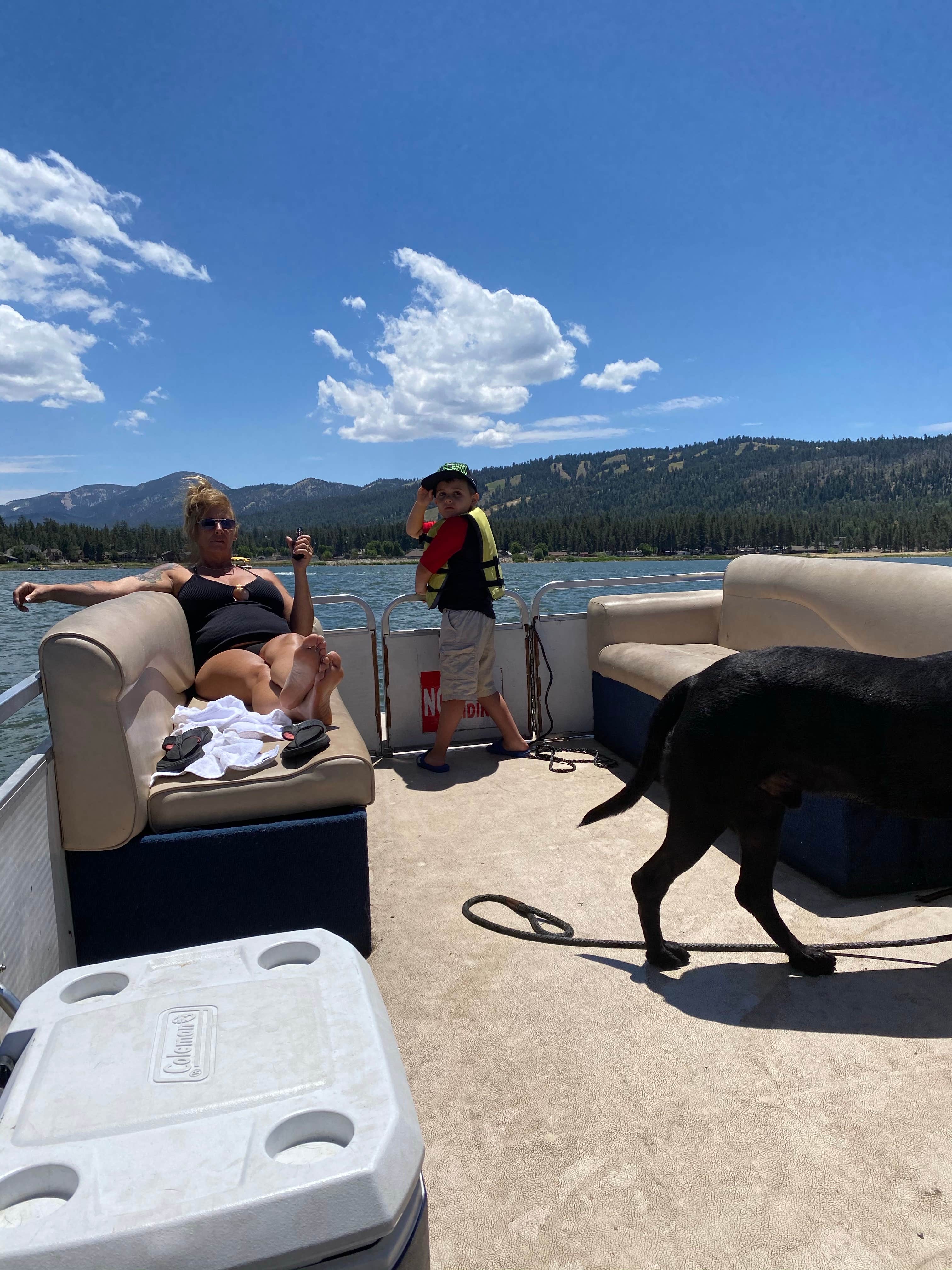 Camper-submitted photo at Holloway's Marina & RV Park near Running Springs, CA