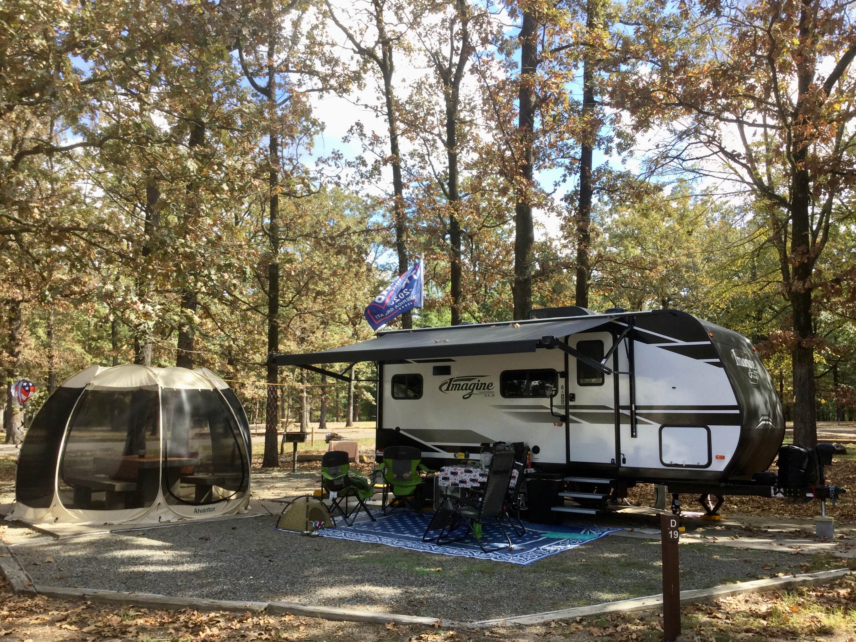 Beth's photo of rv camping at Rocky Point(wright Patman Dam) near Wake Village, TX