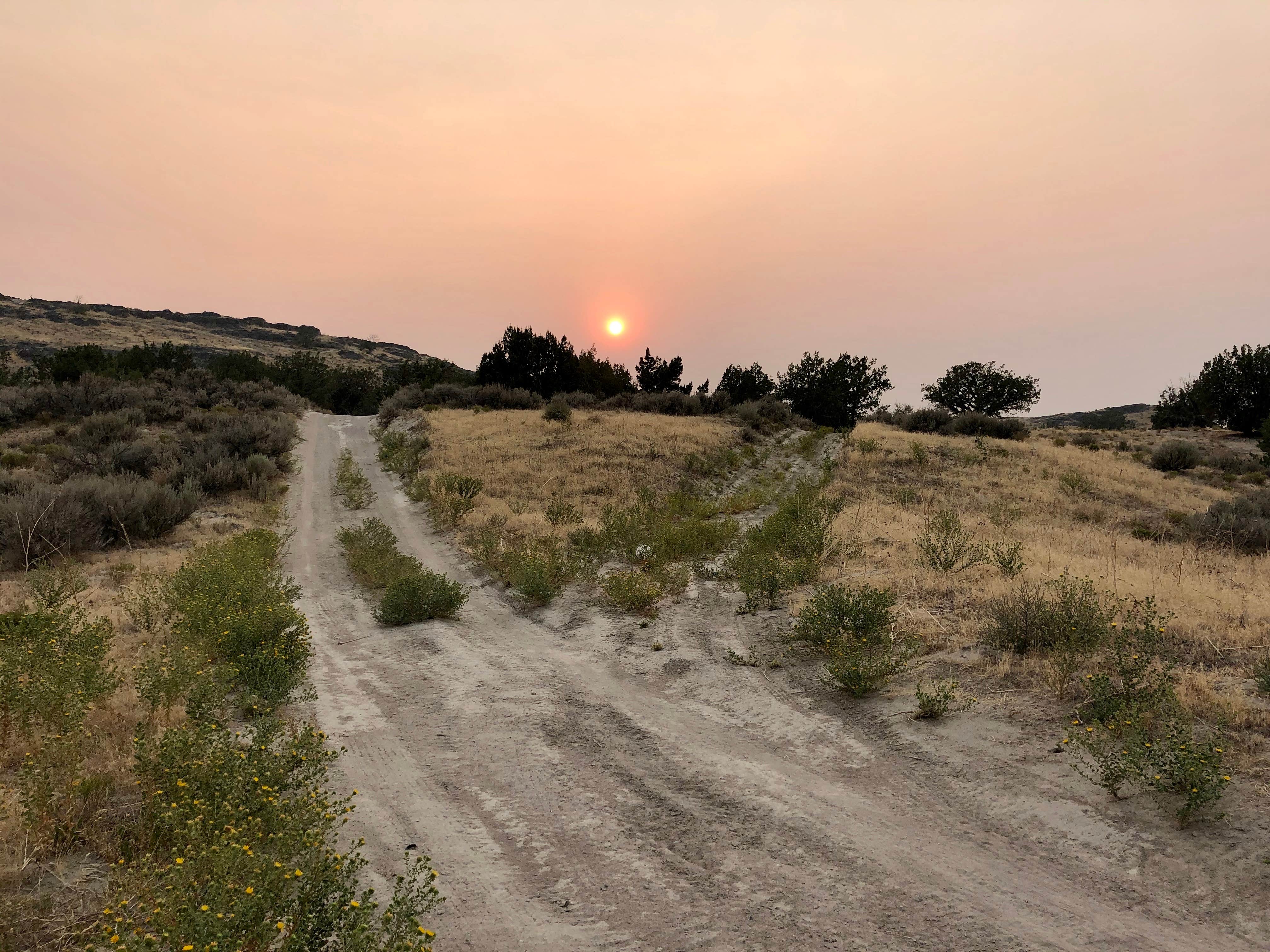 Sara R.'s photo of a dispersed camping area at Horseshoe Knoll - Dispersed Camping near Hooper, UT