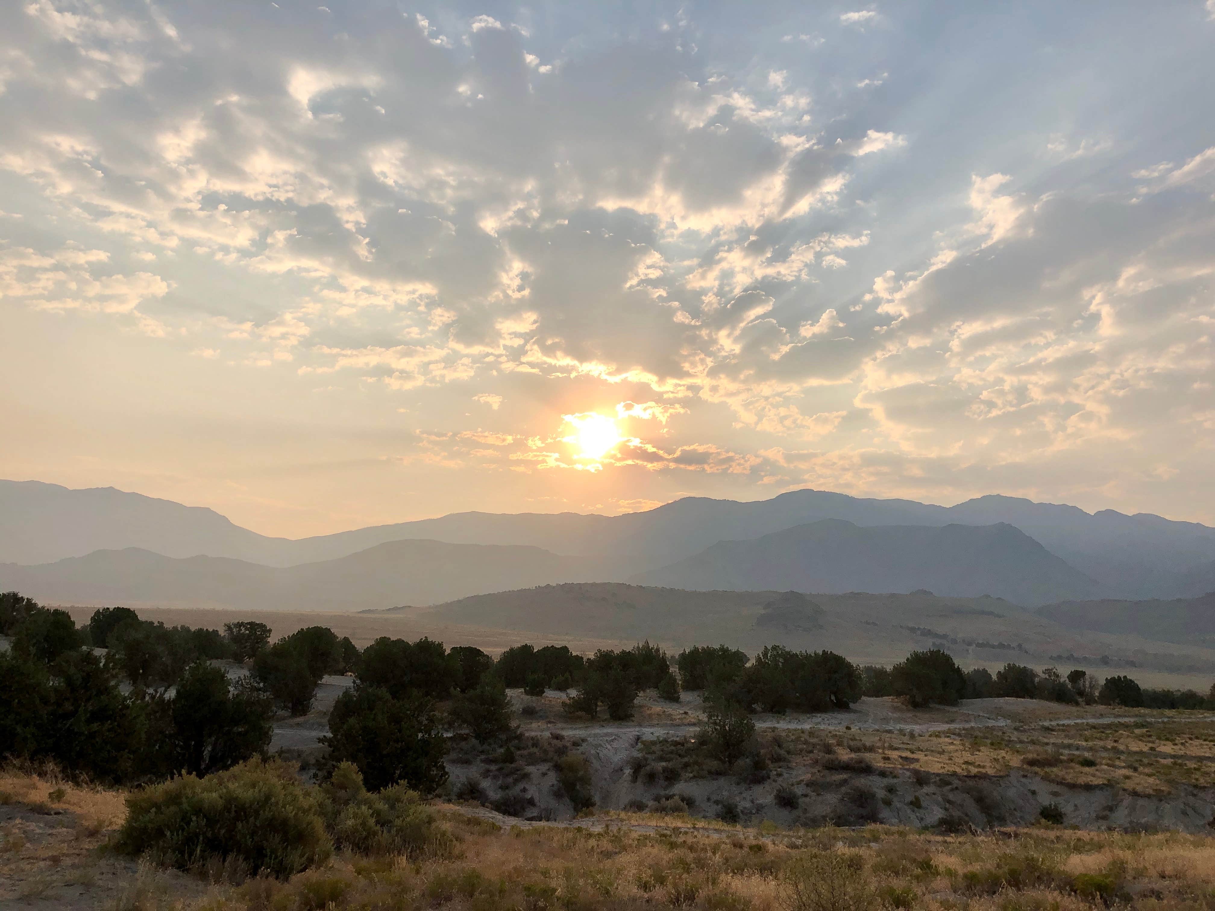 Sara R.'s photo of a dispersed camping area at Horseshoe Knoll - Dispersed Camping near Tooele, UT