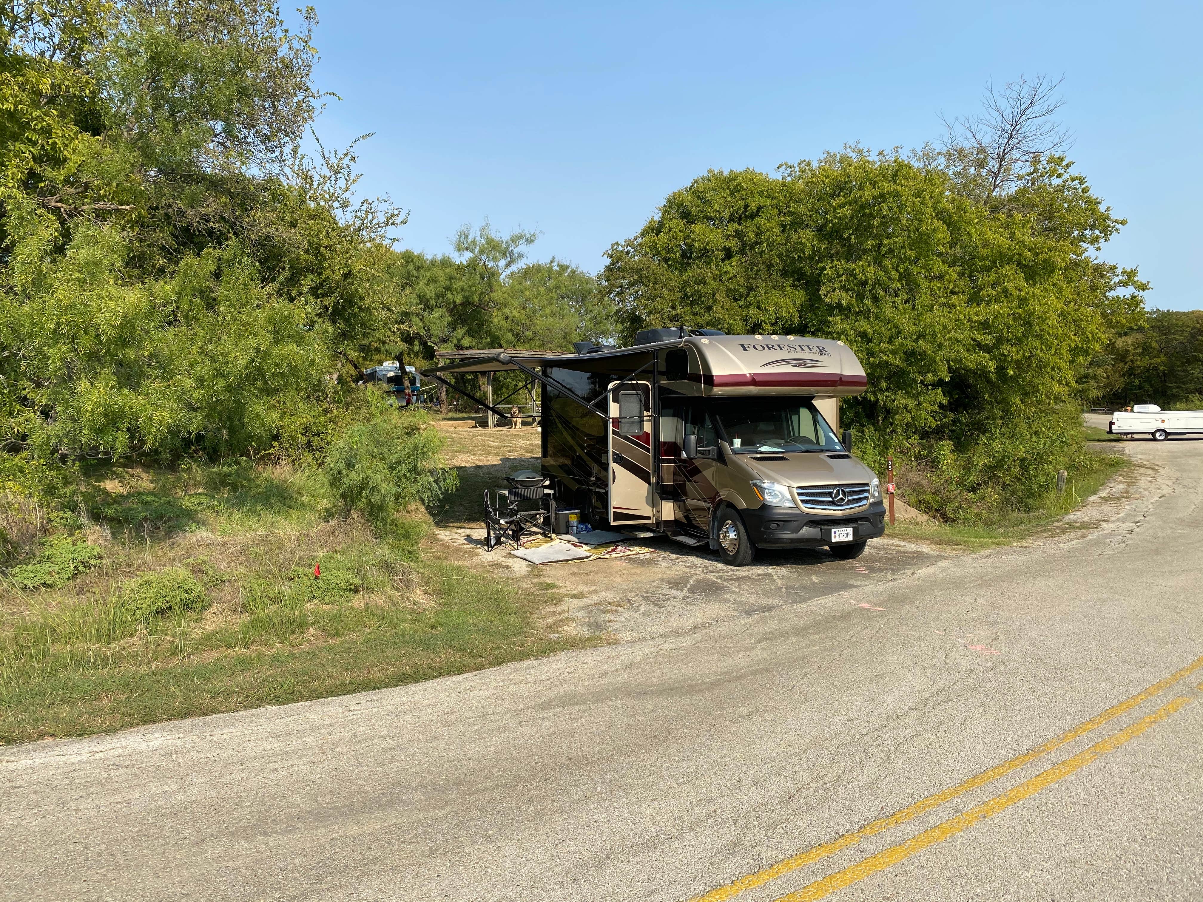 Michael C.'s photo of rv camping at Cedar Hill State Park Campground near Cedar Hill, TX