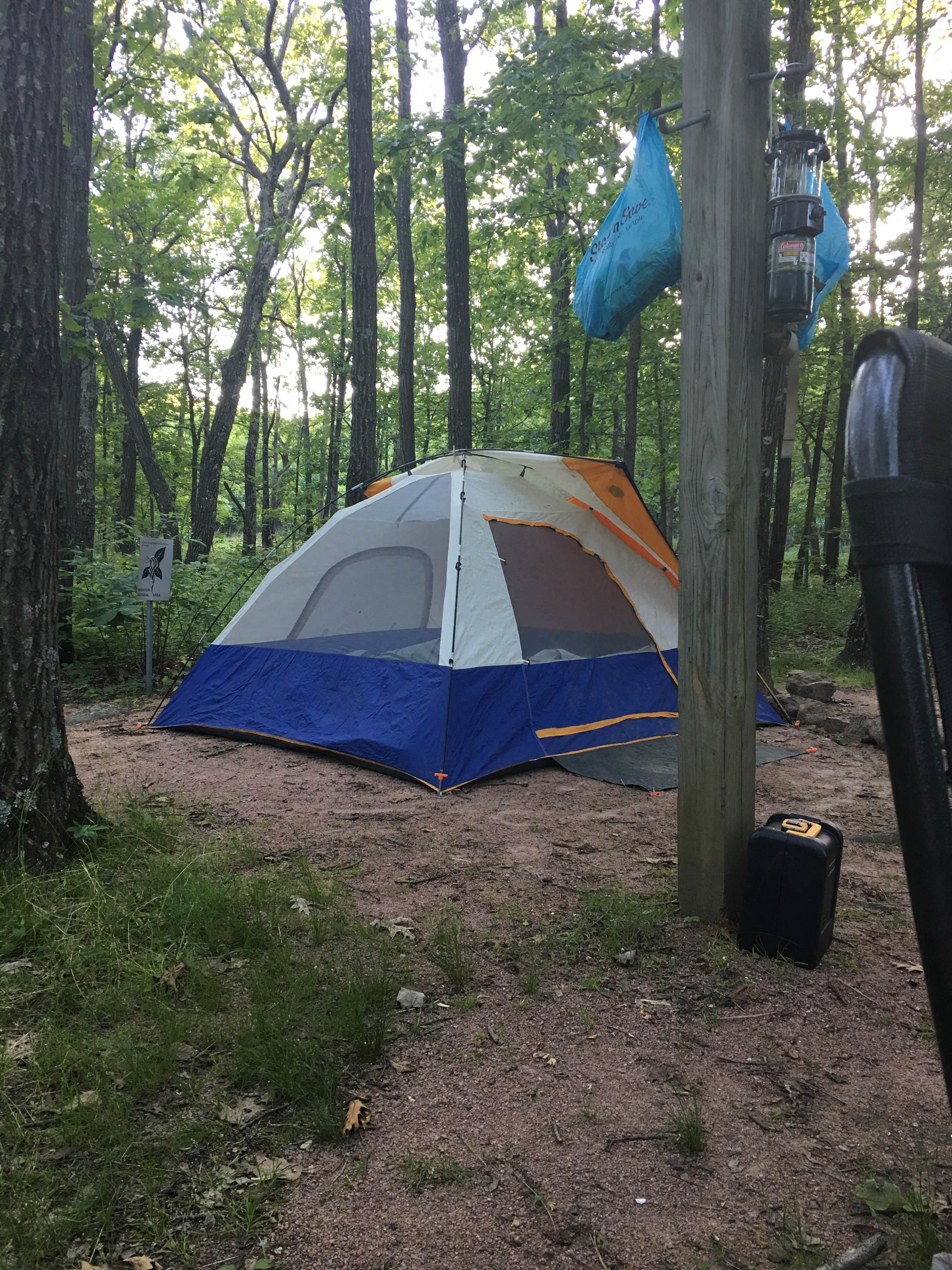 Kelsie L.'s photo of tent camping at Taum Sauk Mountain State Park Campground in Missouri