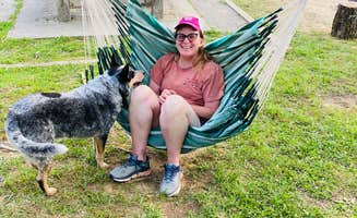 Shelly S.'s photo of camping with pets at Pickett CCC Memorial State Park Campground near Lake Cumberland