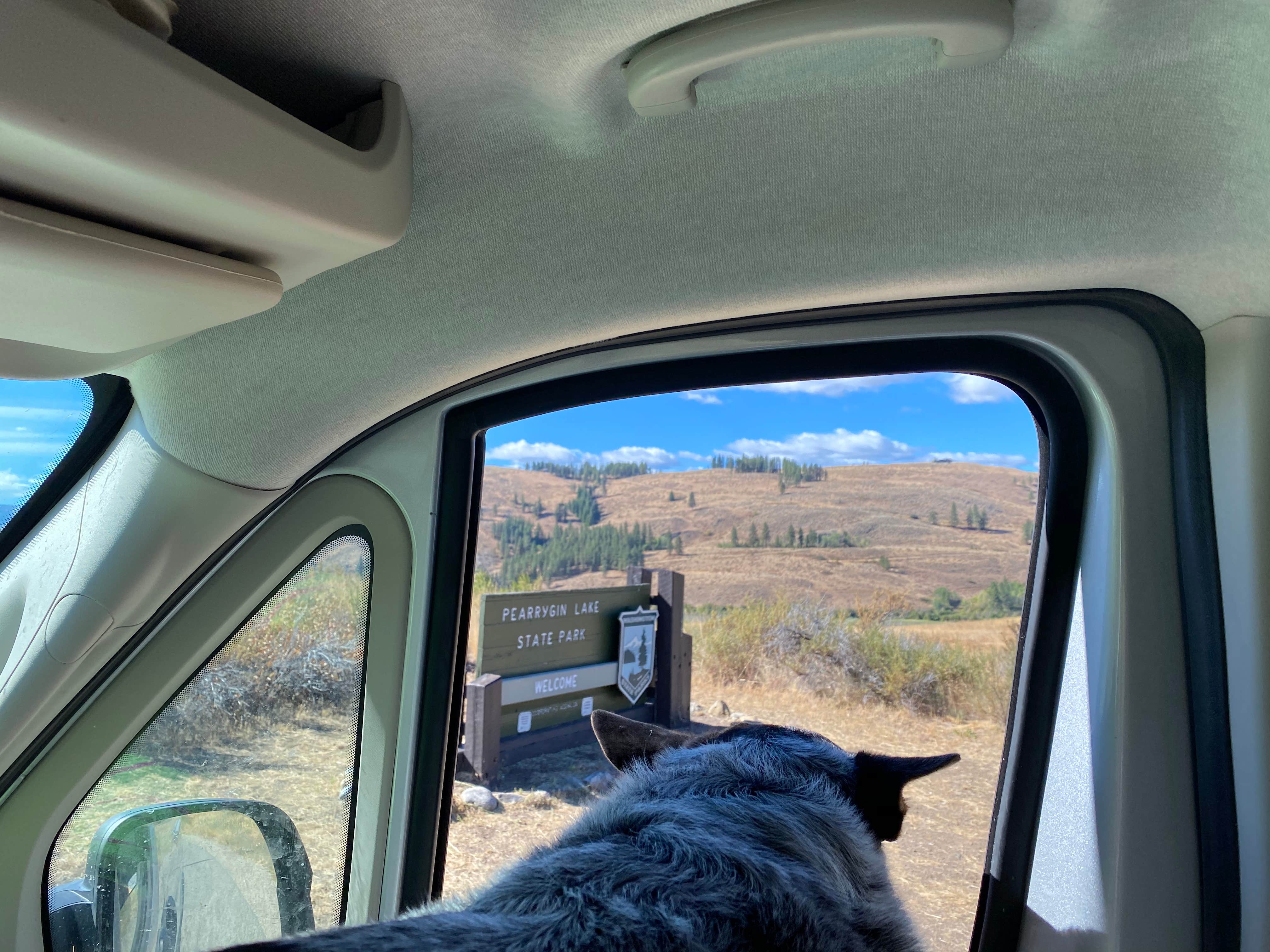 Shelly S.'s photo of camping with pets at Pearrygin Lake State Park Campground near Oroville, WA