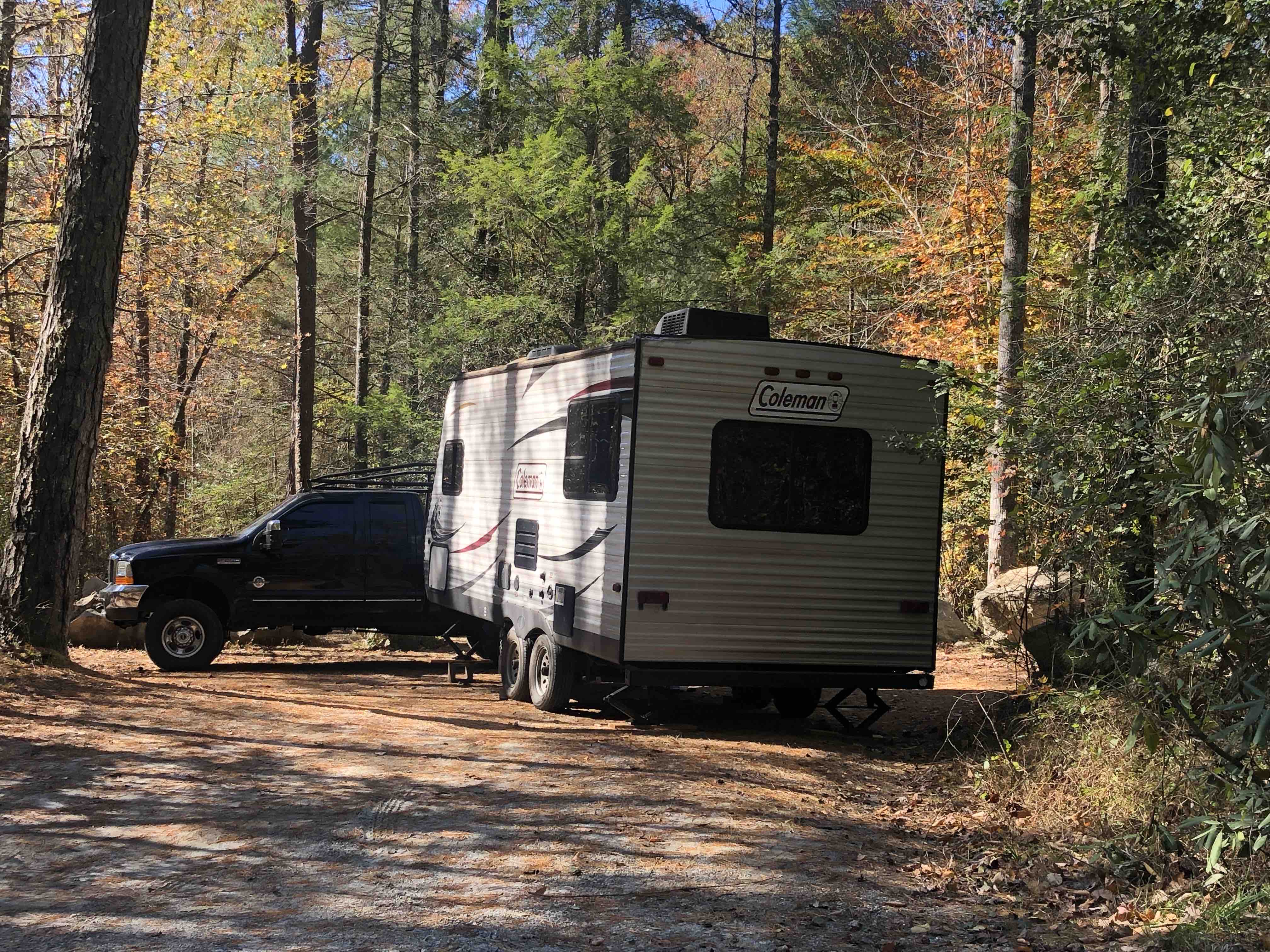 Jay R.'s photo of rv camping at Brown Mountain Roadside Campsites near Hickory, NC
