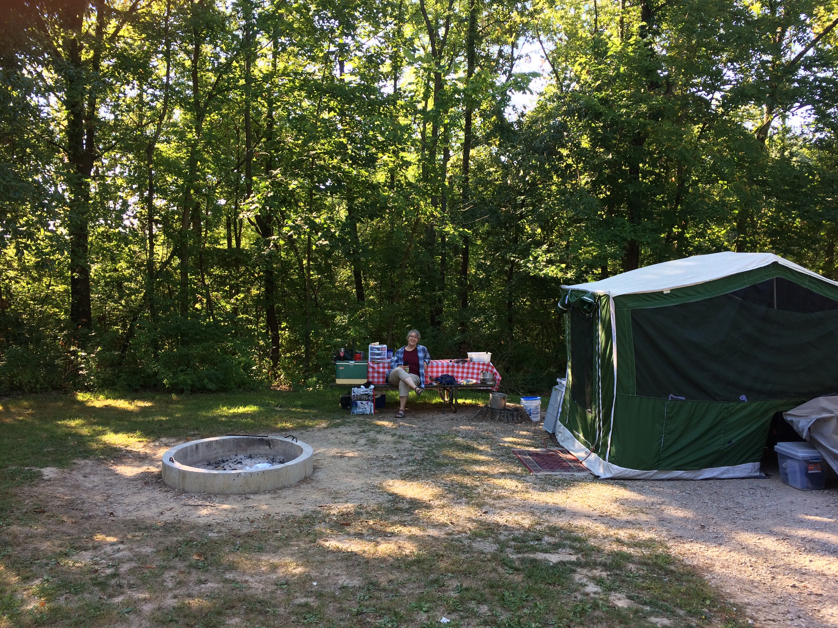 Camper submitted image from Weldon Springs State Park Campground - 4