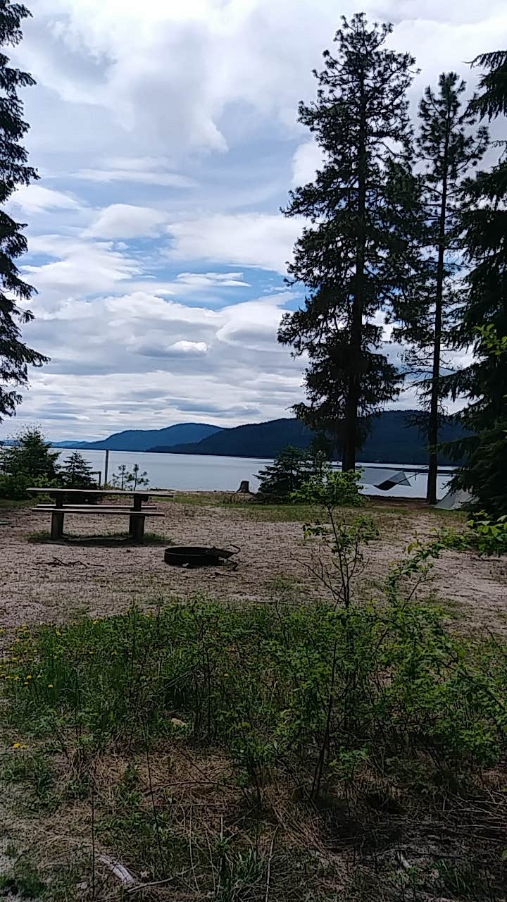Camper-submitted photo at Dickensheet Campground — Priest Lake State Park near Coolin, ID