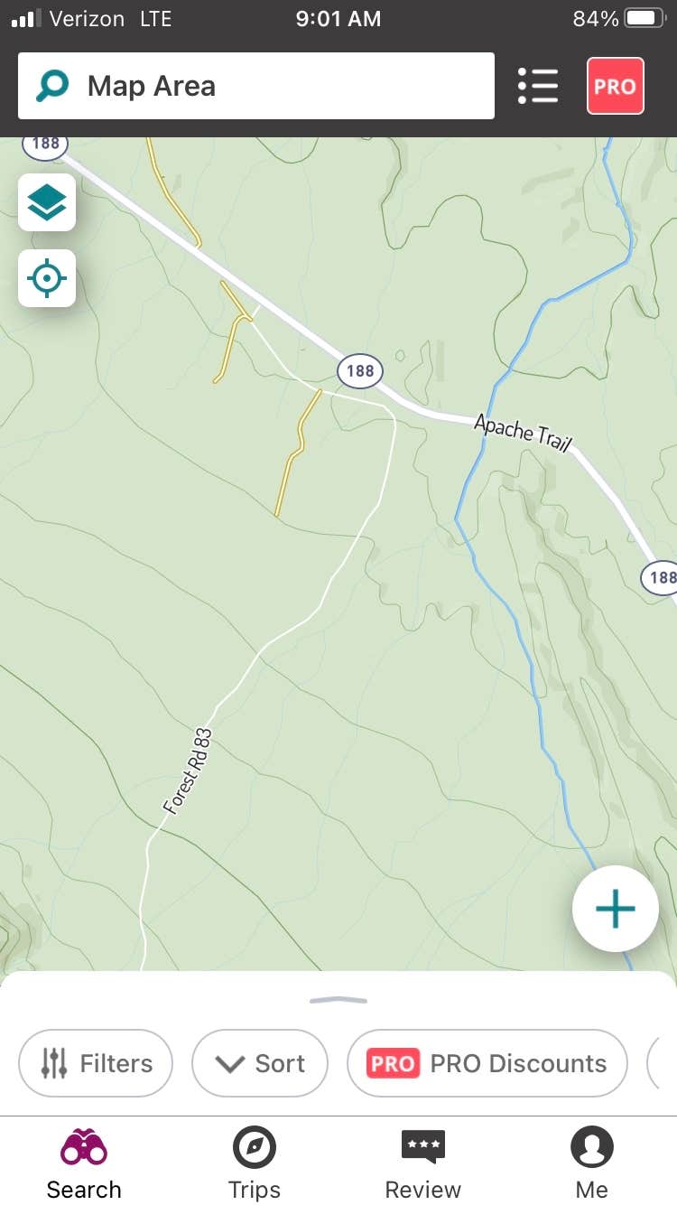 Camper-submitted photo at Tonto National Forest Dispersed Camping at Lake Roosevelt near Roosevelt, AZ