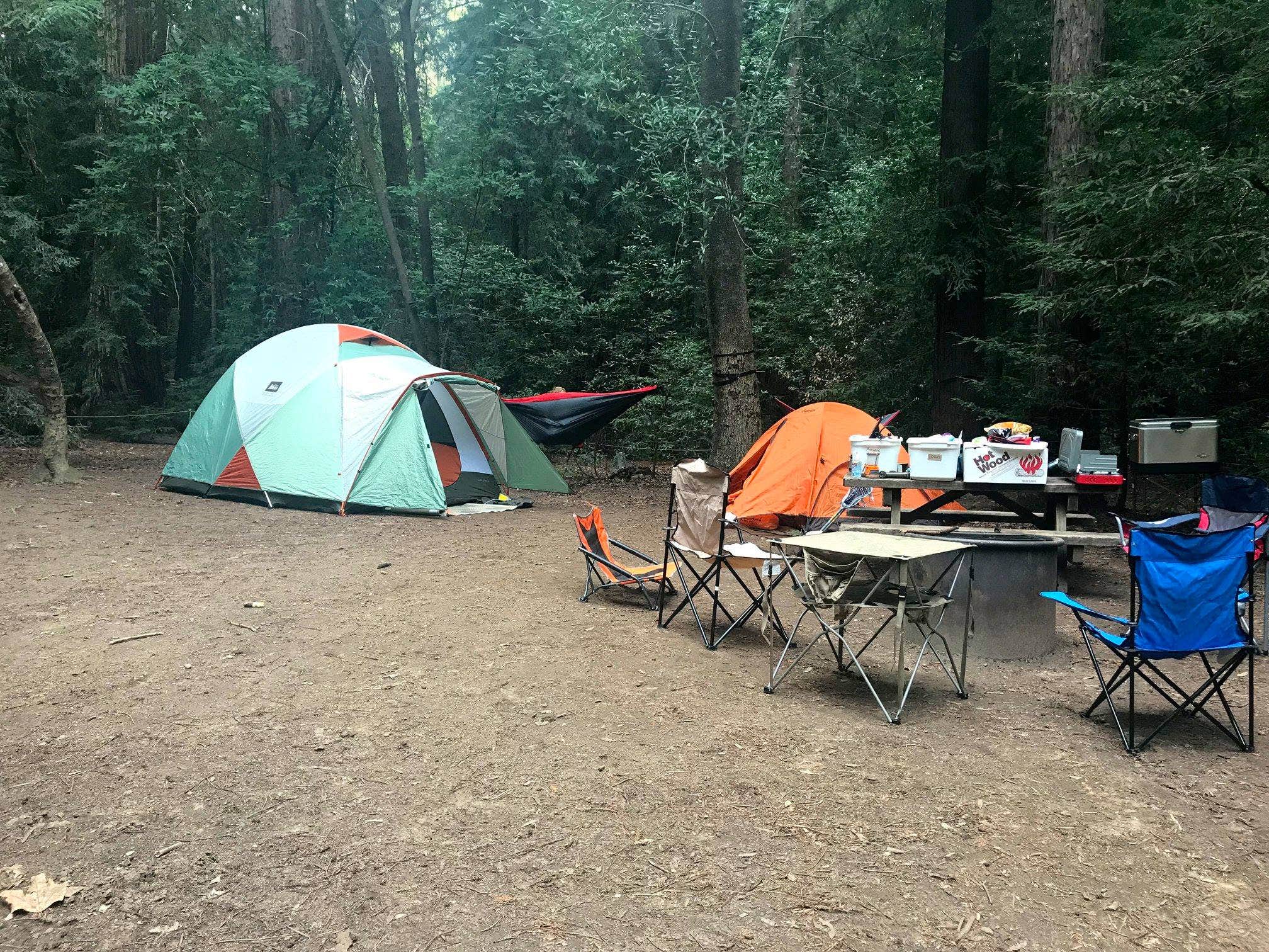 Clark B.'s photo of tent camping at Pfeiffer Big Sur State Park Campground near Pacific Grove, CA
