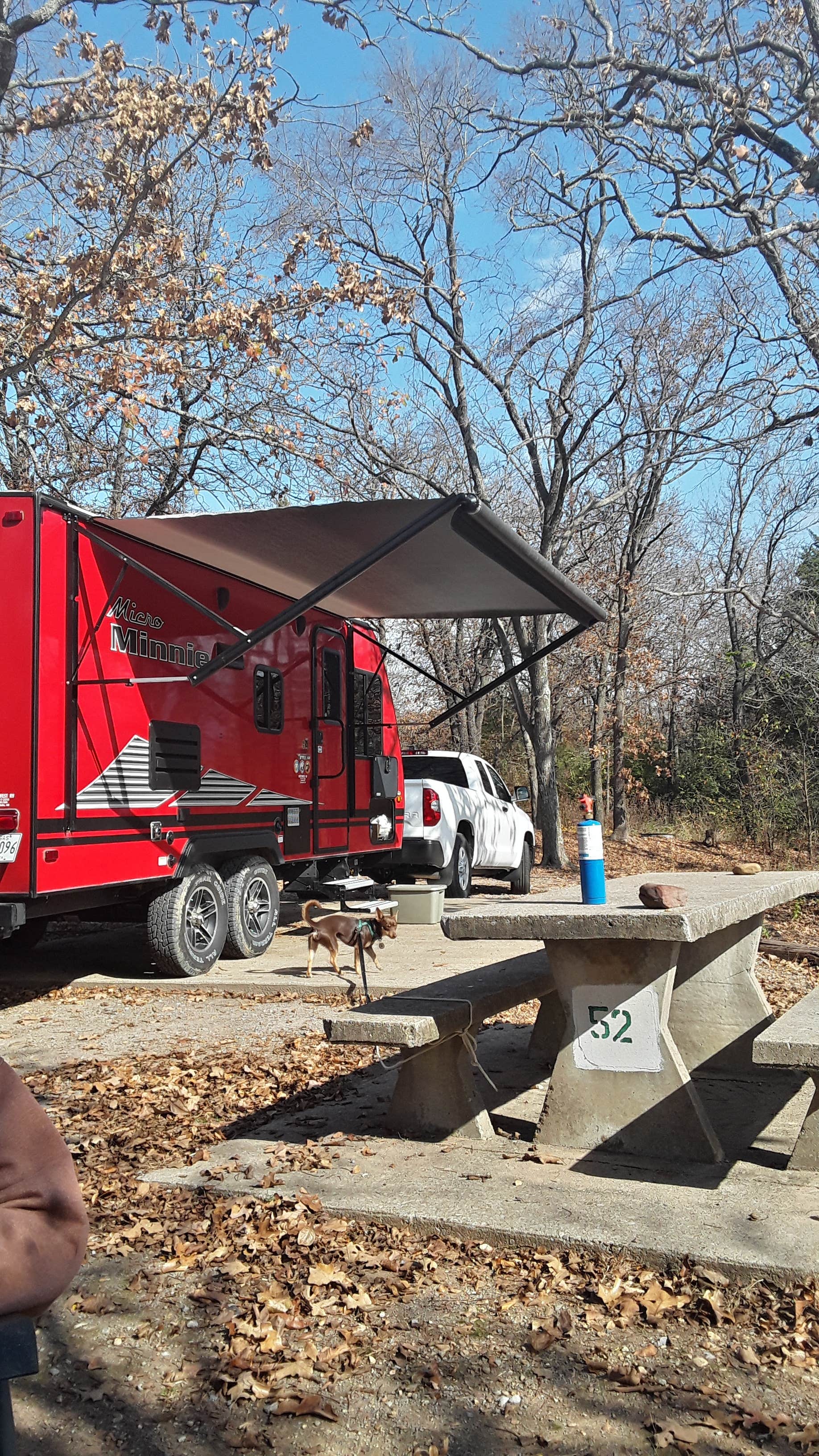 Donna H.'s photo of rv camping at Cherokee Landing State Park Campground near Bunch, OK