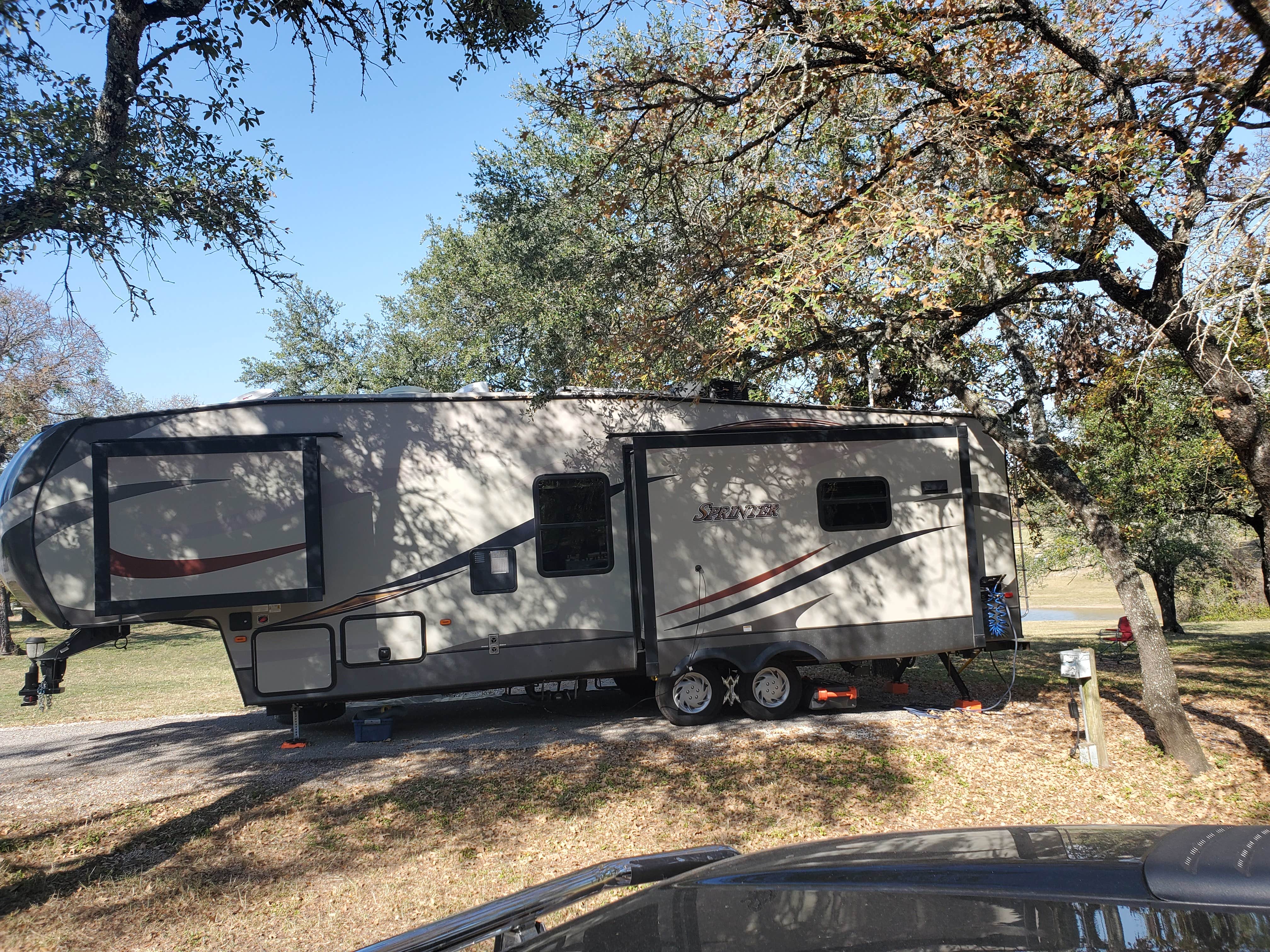 Chip's photo of rv camping at McCown Valley Park near Whitney, TX