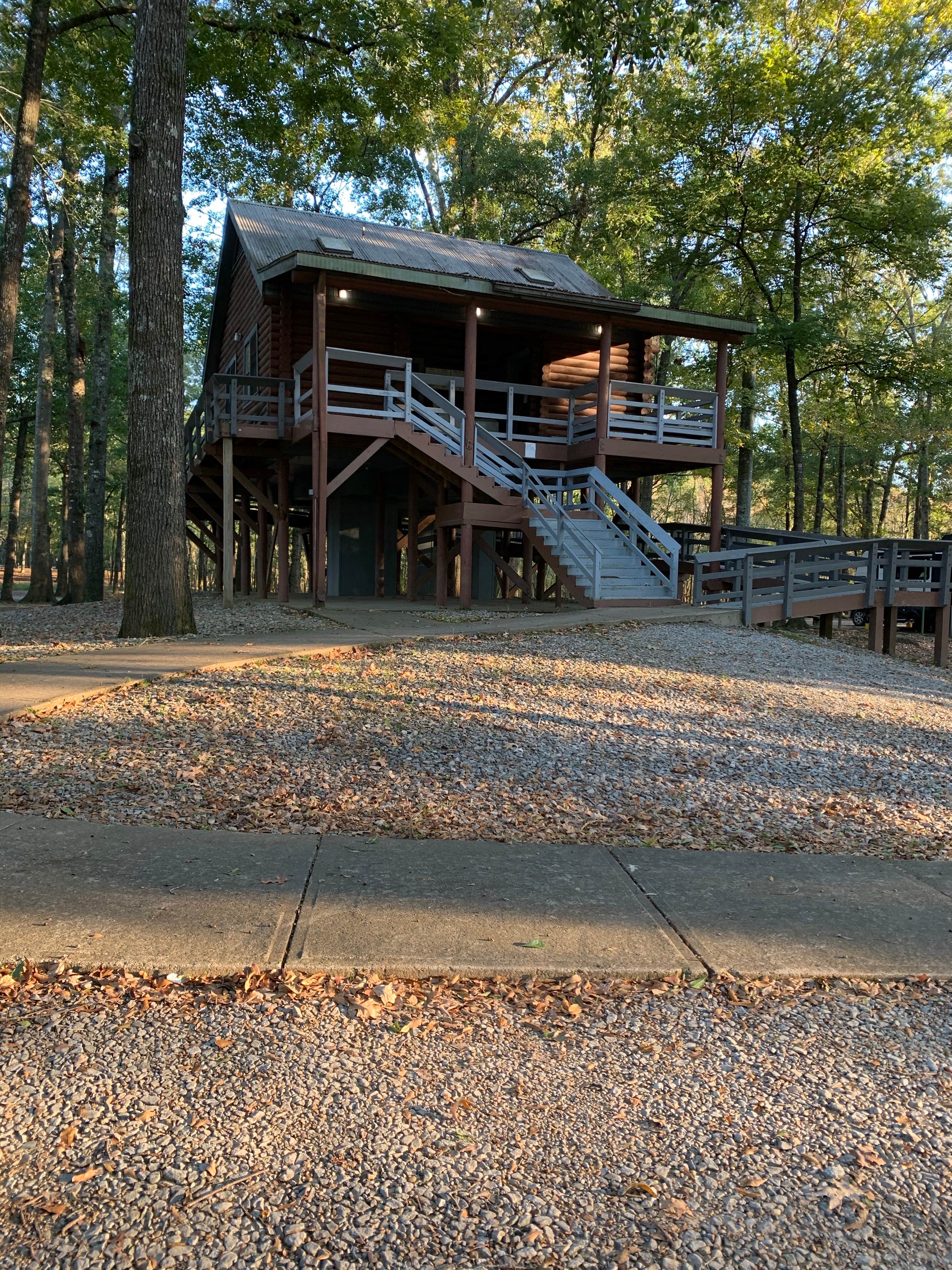 Amanda C.'s photo of glamping accommodations at LeFleur's Bluff State Park Campground in Mississippi