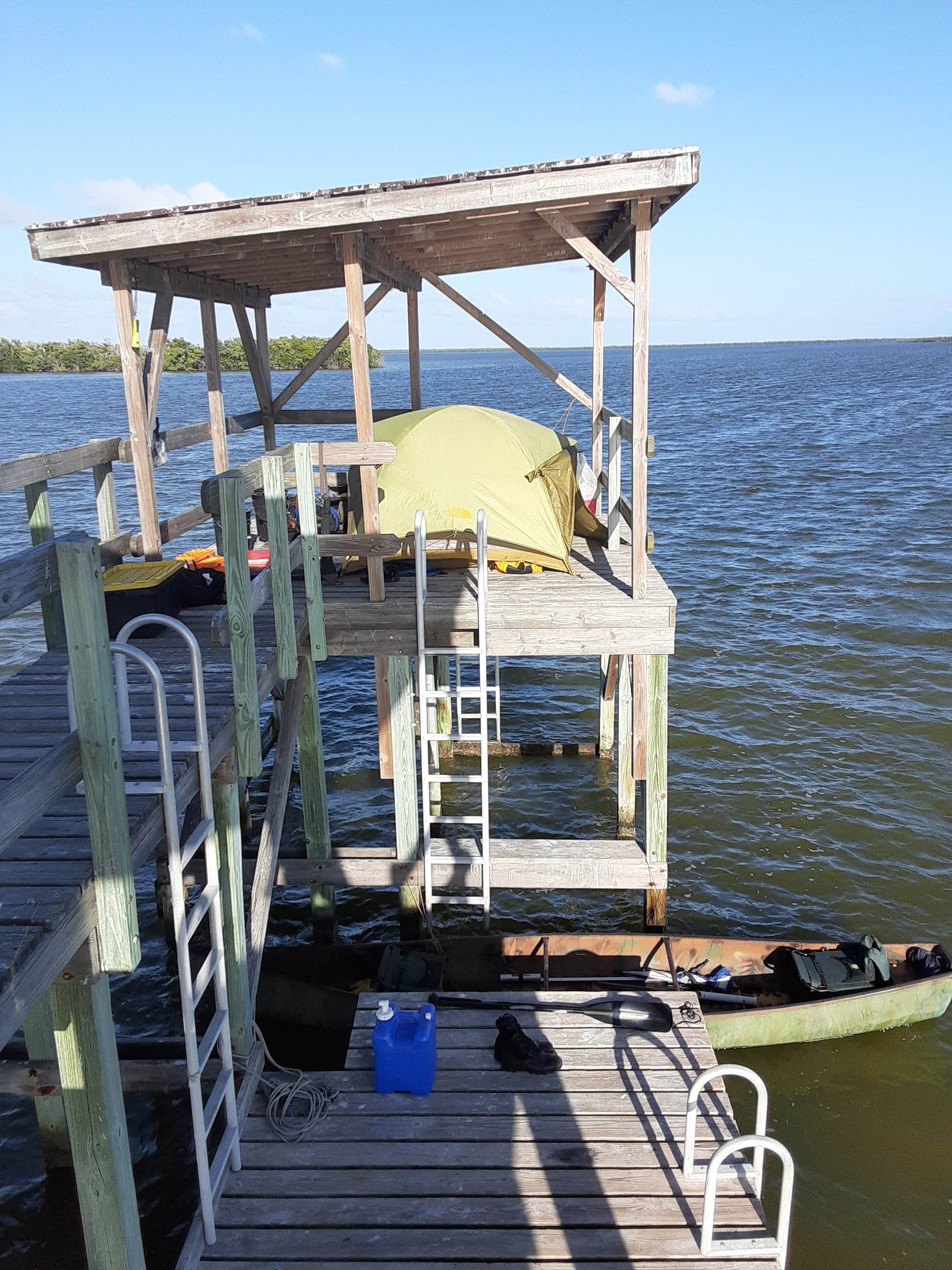 Camper-submitted photo at Backcountry Shark Point Chickee — Everglades National Park near Palmetto Bay, FL