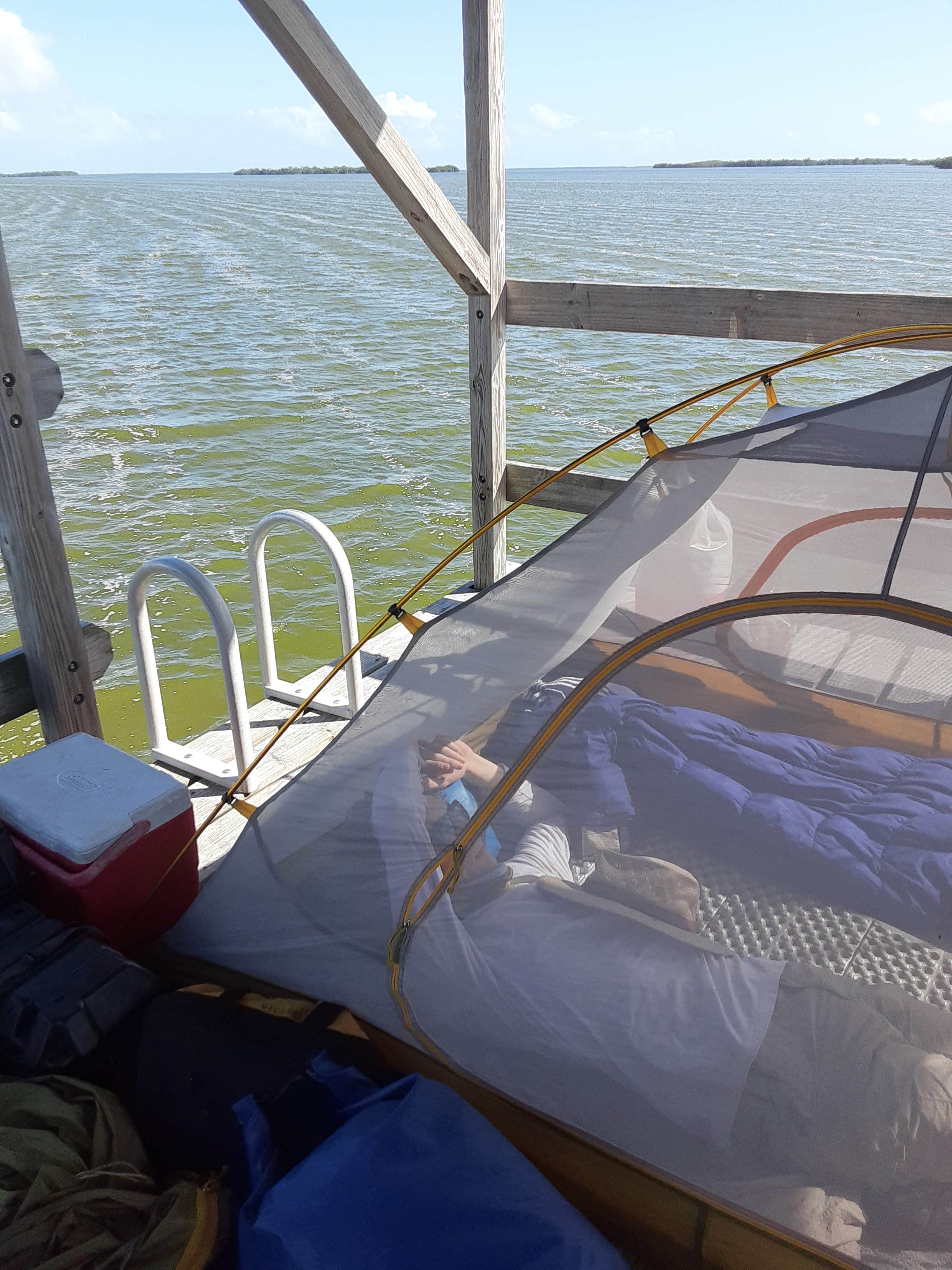 Camper-submitted photo at Backcountry Shark Point Chickee — Everglades National Park near Palmetto Bay, FL