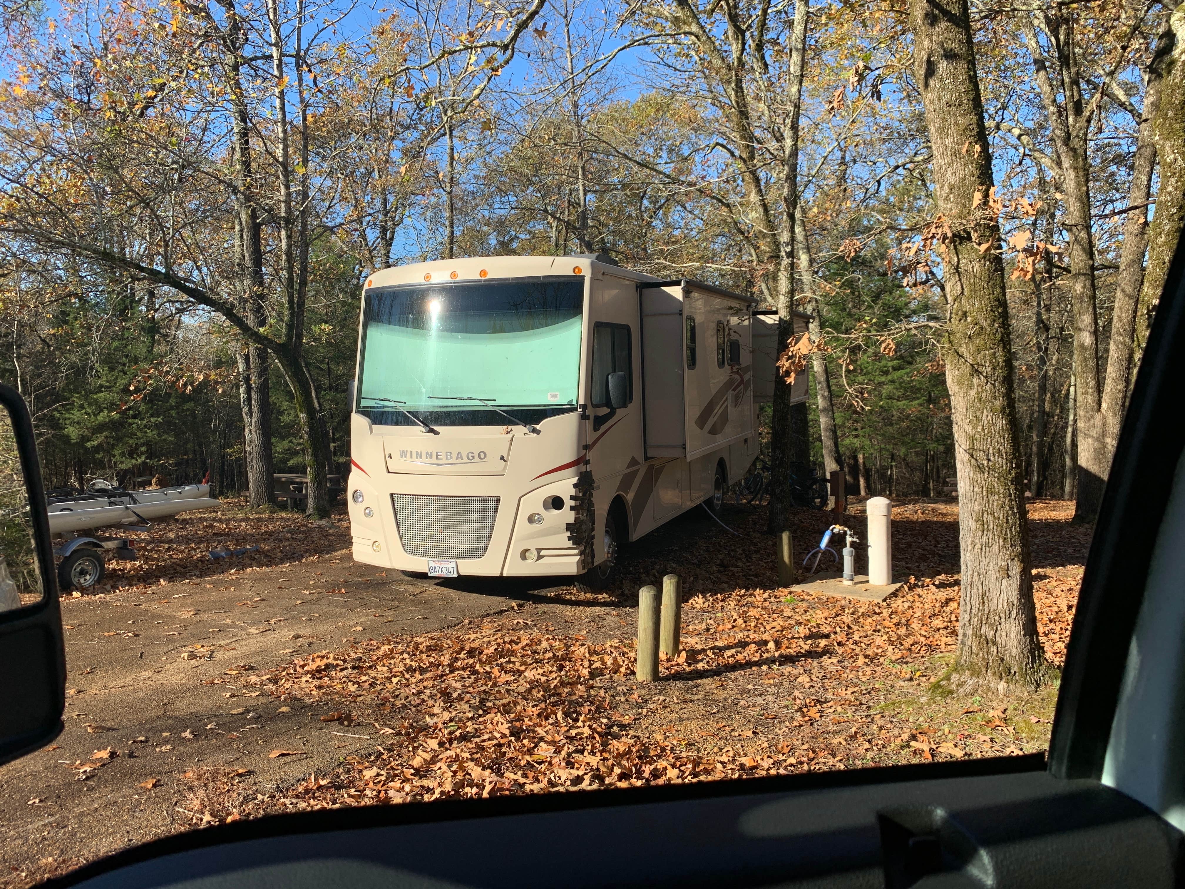 Steve G.'s photo of rv camping at Clear Creek (MS) near Sam Rayburn Reservoir