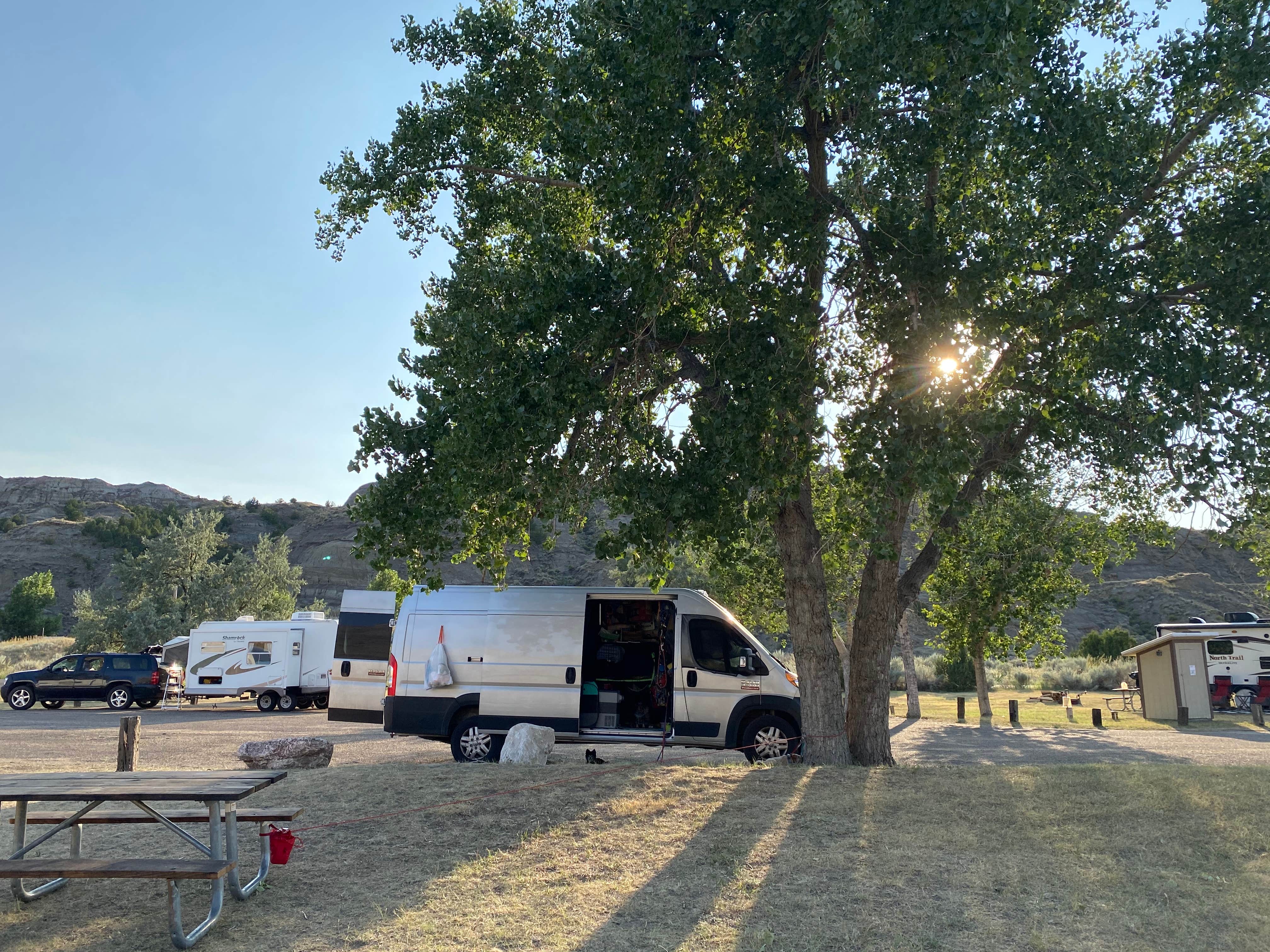 Shelly S.'s photo of rv camping at Makoshika State Park Campground near Dakota Prairie National Grasslands