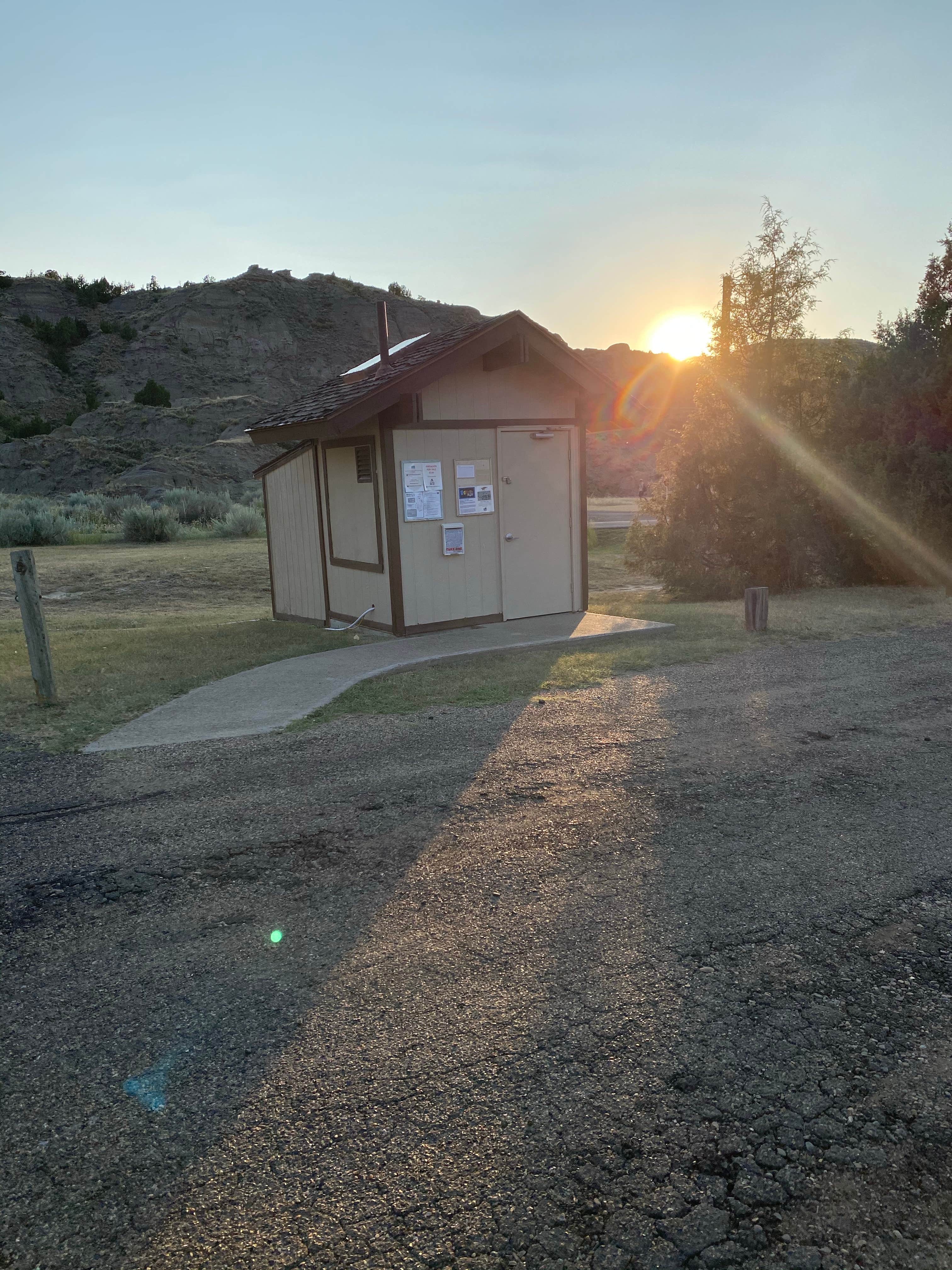 Shelly S.'s photo of a cabin at Makoshika State Park Campground near Dakota Prairie National Grasslands