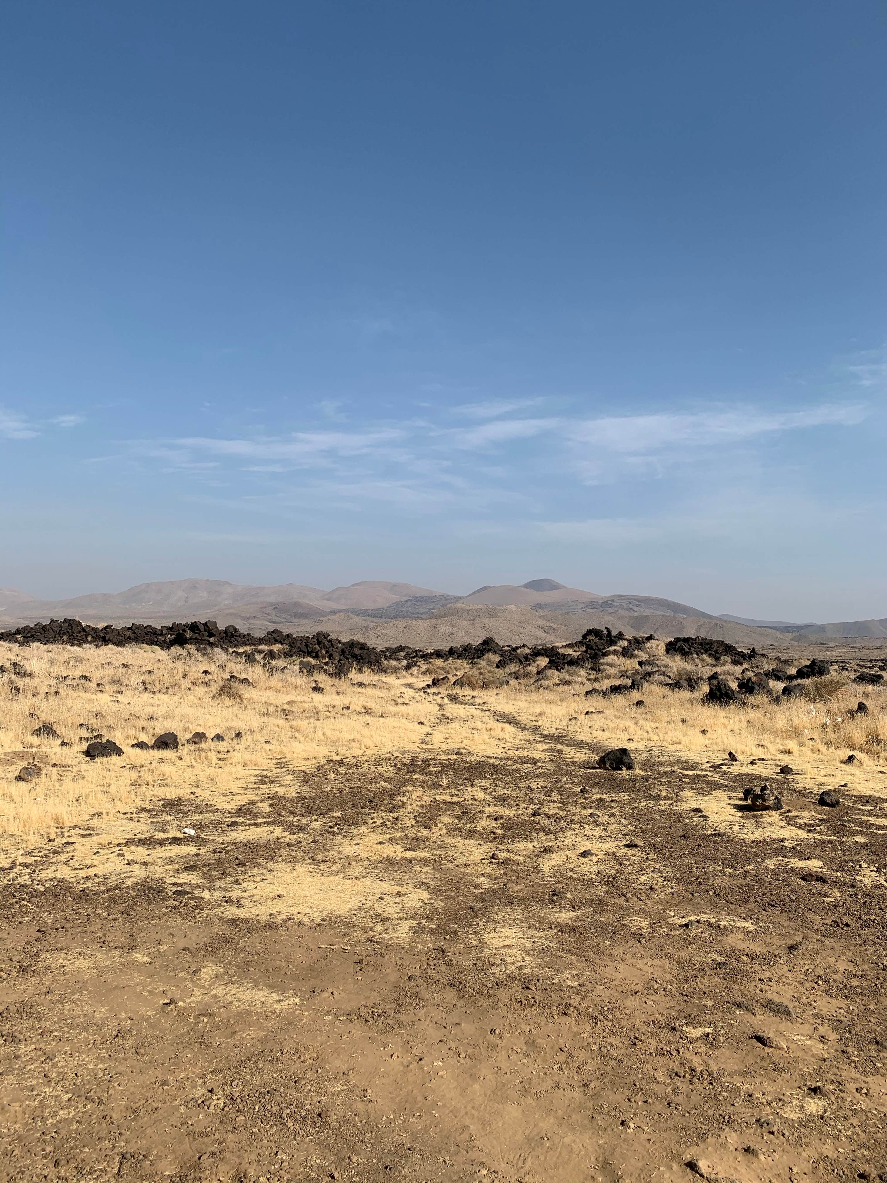 Camper submitted image from Fossil Falls dry lake bed - 3