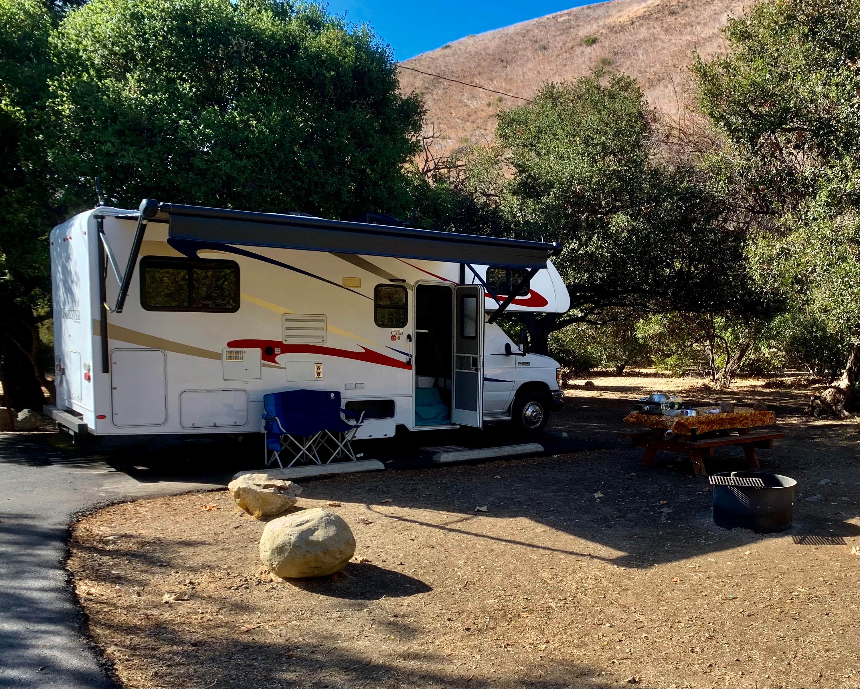 Sam & Amy inc.  L.'s photo of rv camping at Canyon Campground — Leo Carrillo State Park Campground near Santa Monica Mountains National Recreation Area