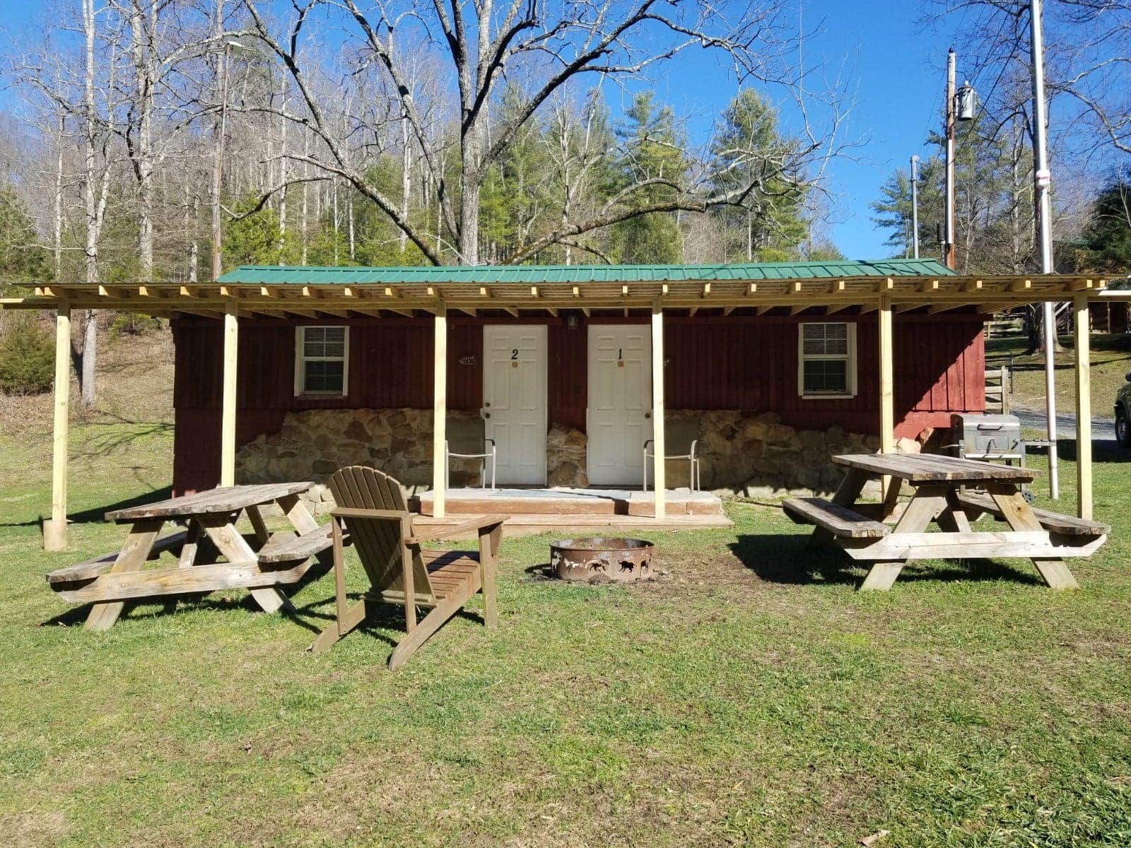 Steve B.'s photo of a cabin at Cherokee Trails Campground and Stables near Dryden, VA