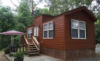Twin's photo of a cabin at Twin Oaks RV Park near Forsyth, GA