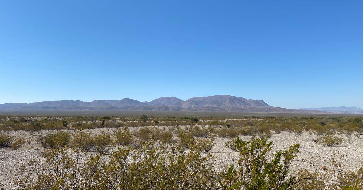 Nine Point Draw — Big Bend National Park