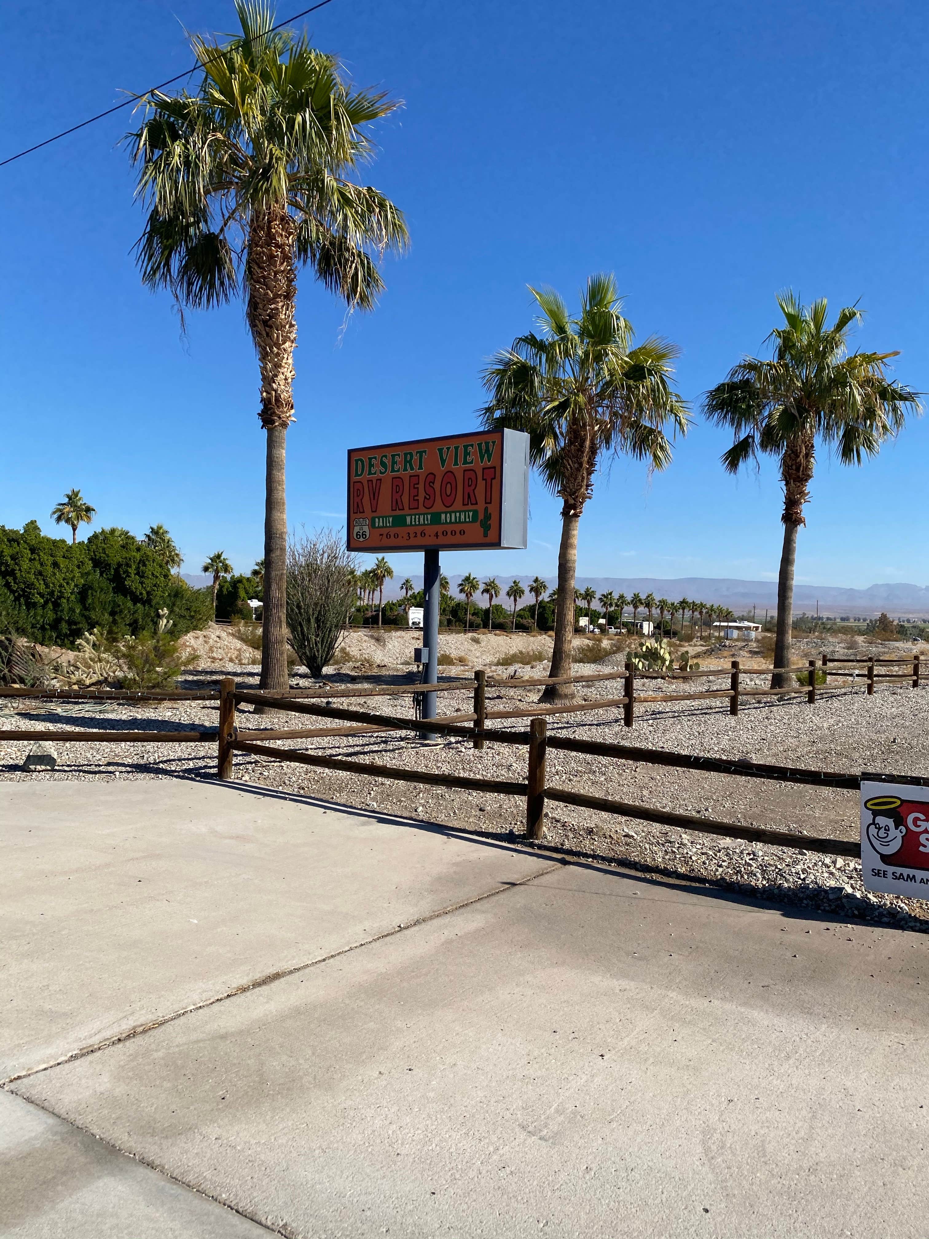 Camper-submitted photo at Desert View RV Resort near Oatman, AZ