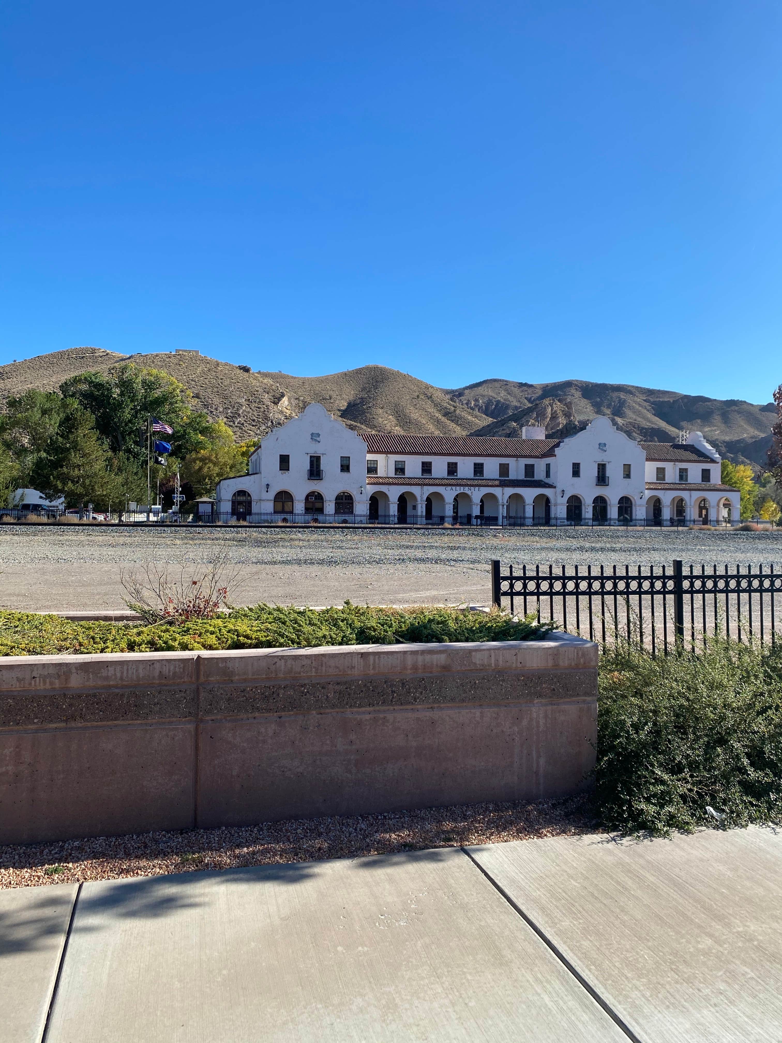 Camping near Mathews Canyon Dam: Young's RV Park, Caliente, Nevada