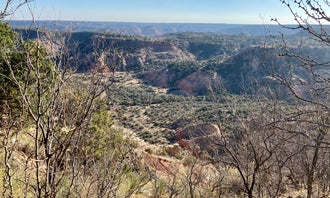 Camping near Mesquite Campground — Palo Duro Canyon State Park: Juniper Campground — Palo Duro Canyon State Park, Canyon, Texas