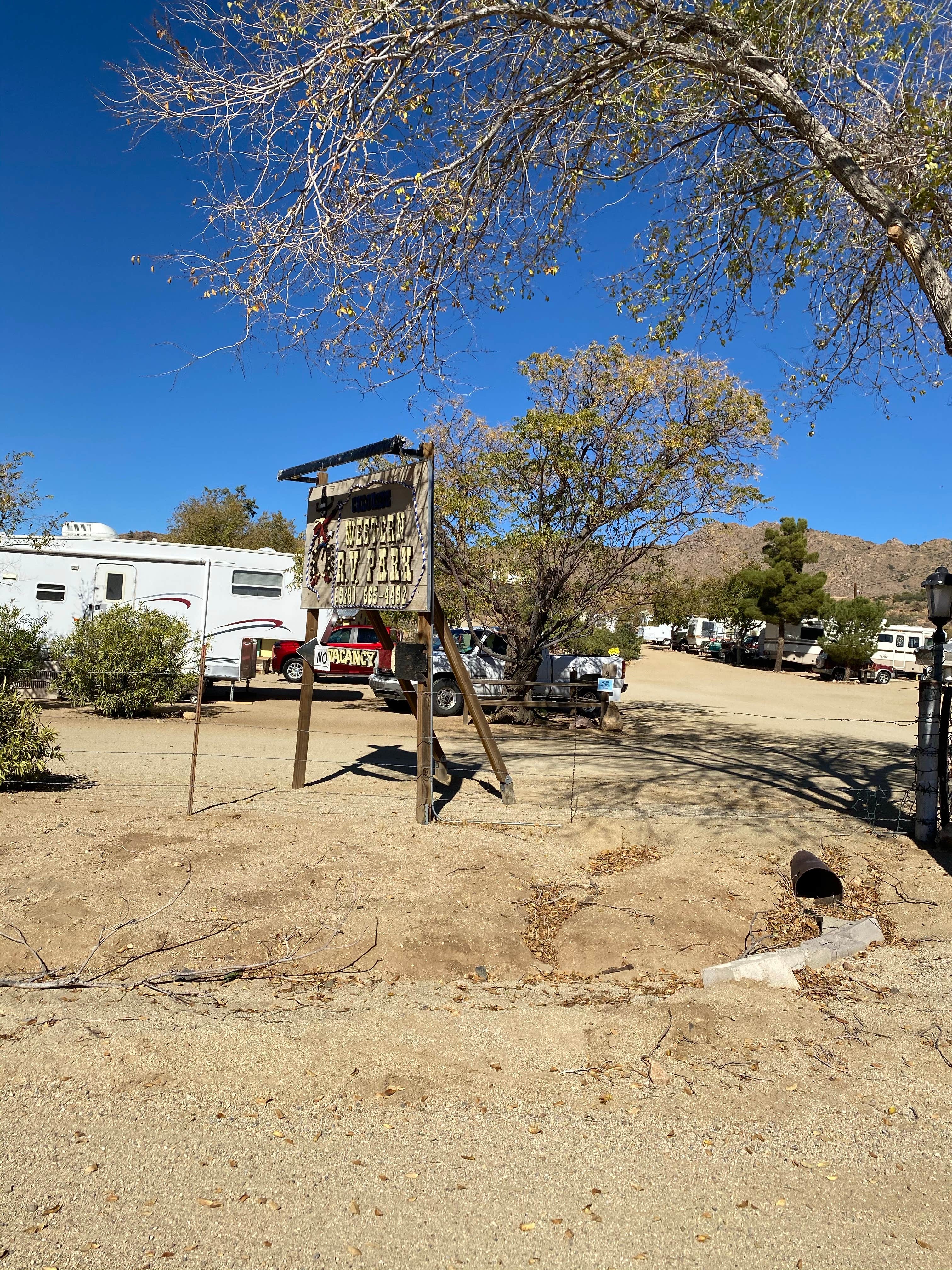 Brittney  C.'s photo of rv camping at Chloride Western R.V. Park near Golden Valley, AZ