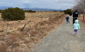 lauren W.'s photo of camping with pets at Santa Fe Skies RV Park near Cibola National Forest and Grasslands