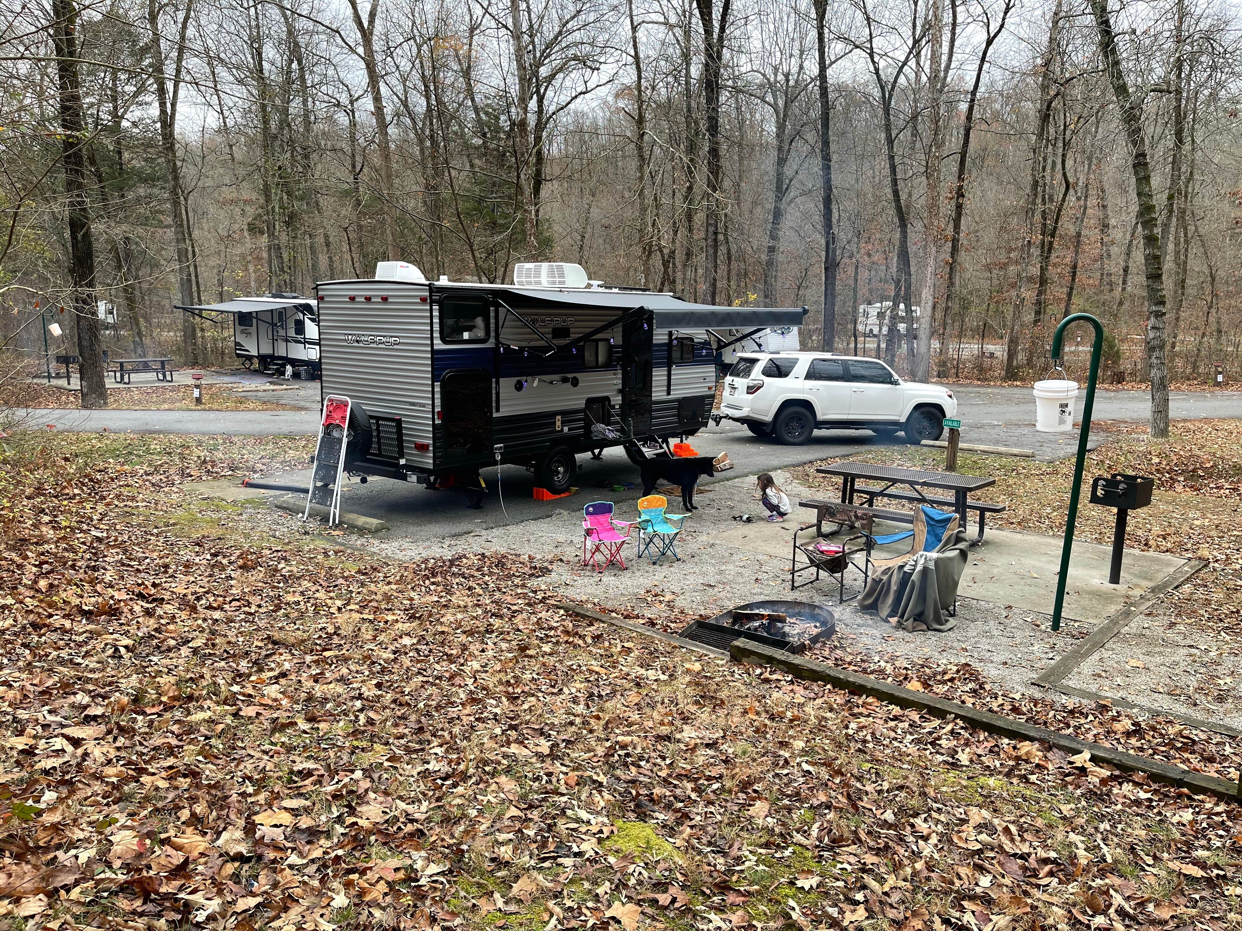 Matthew G.'s photo of rv camping at Withrow Springs State Park Campground near Huntsville, AR