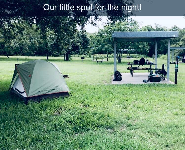 Abel M.'s photo at Jacales Camping Area — Goliad State Park near Mathis, TX