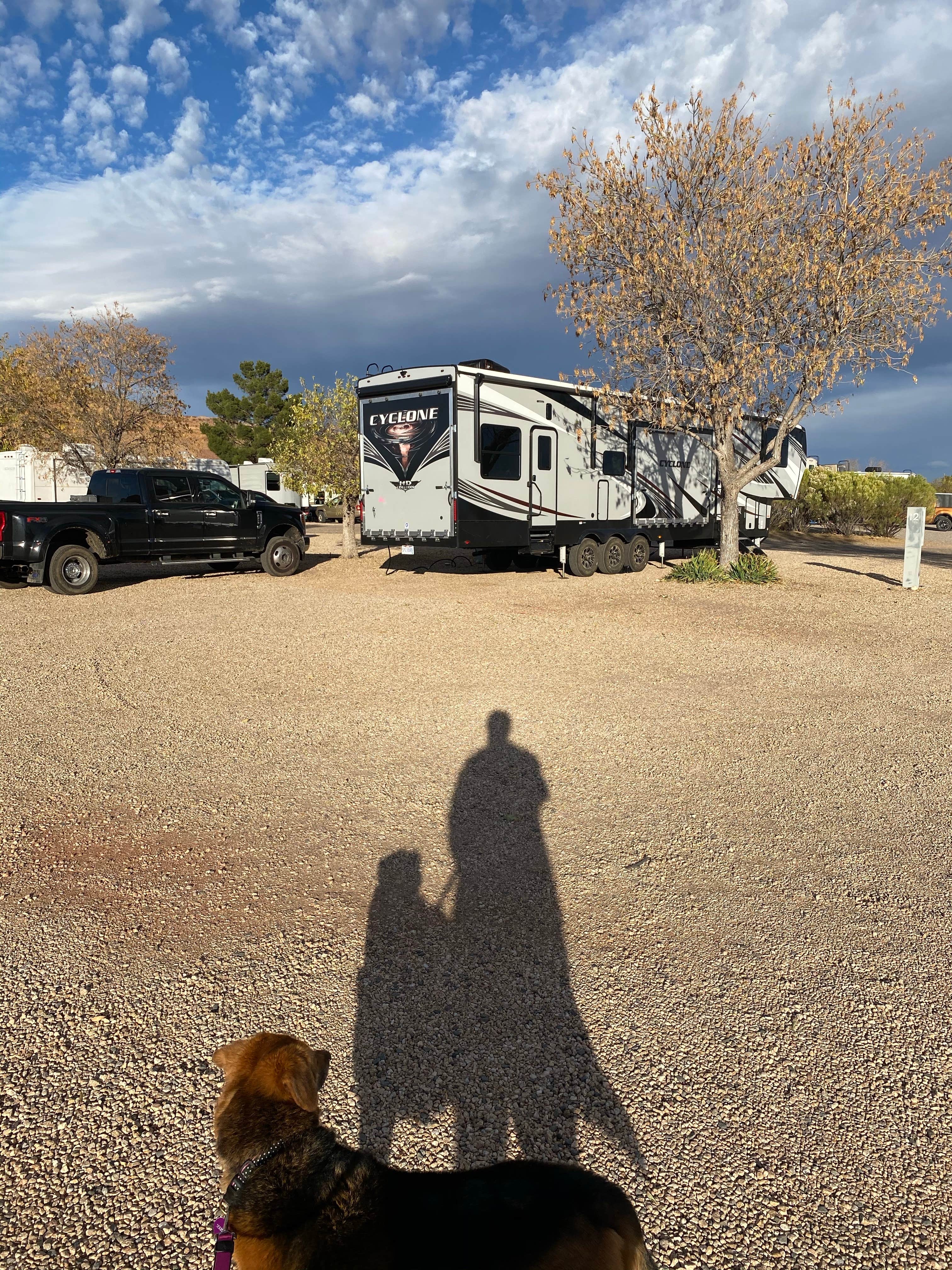 Daniel's photo of camping with pets at Blake Ranch RV Park near Oatman, AZ