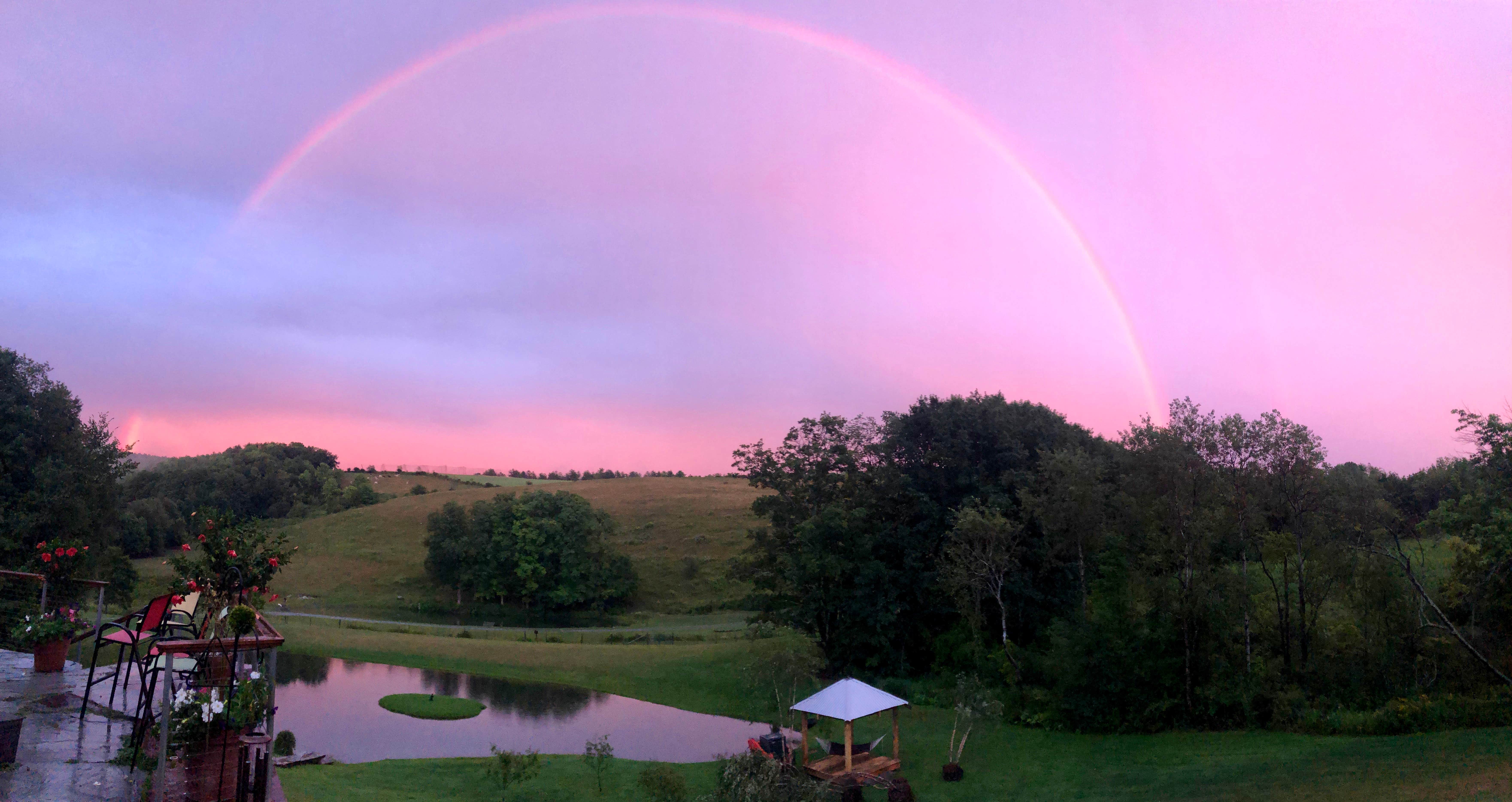 Camper-submitted photo at Slateville Secluded Campsites - Wood Included near Salem, NY