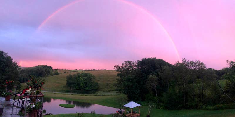 Camper submitted image from Slateville Secluded Campsites - Wood Included